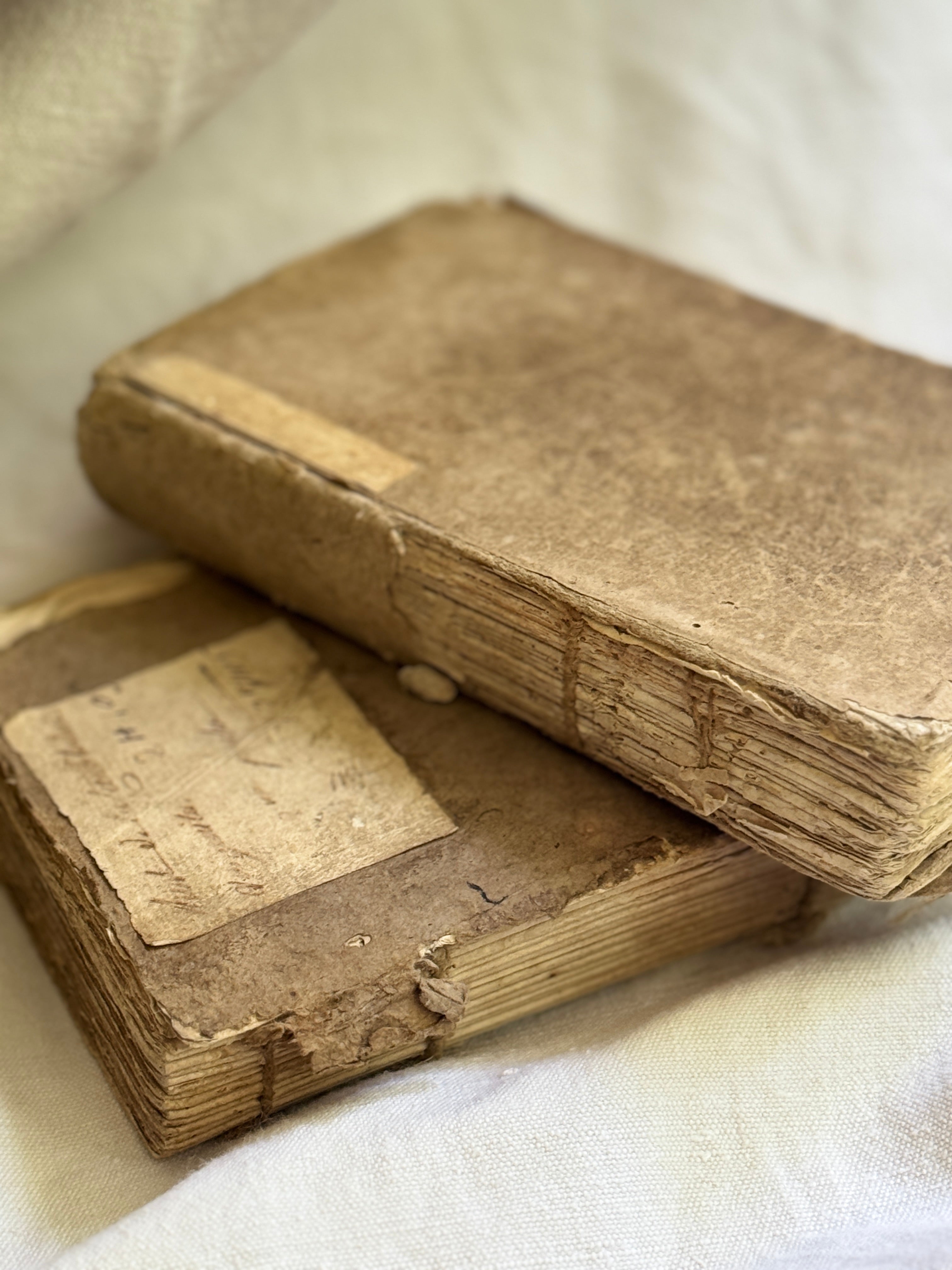 Pair of 18th-Century French Books, 1766 & 1774