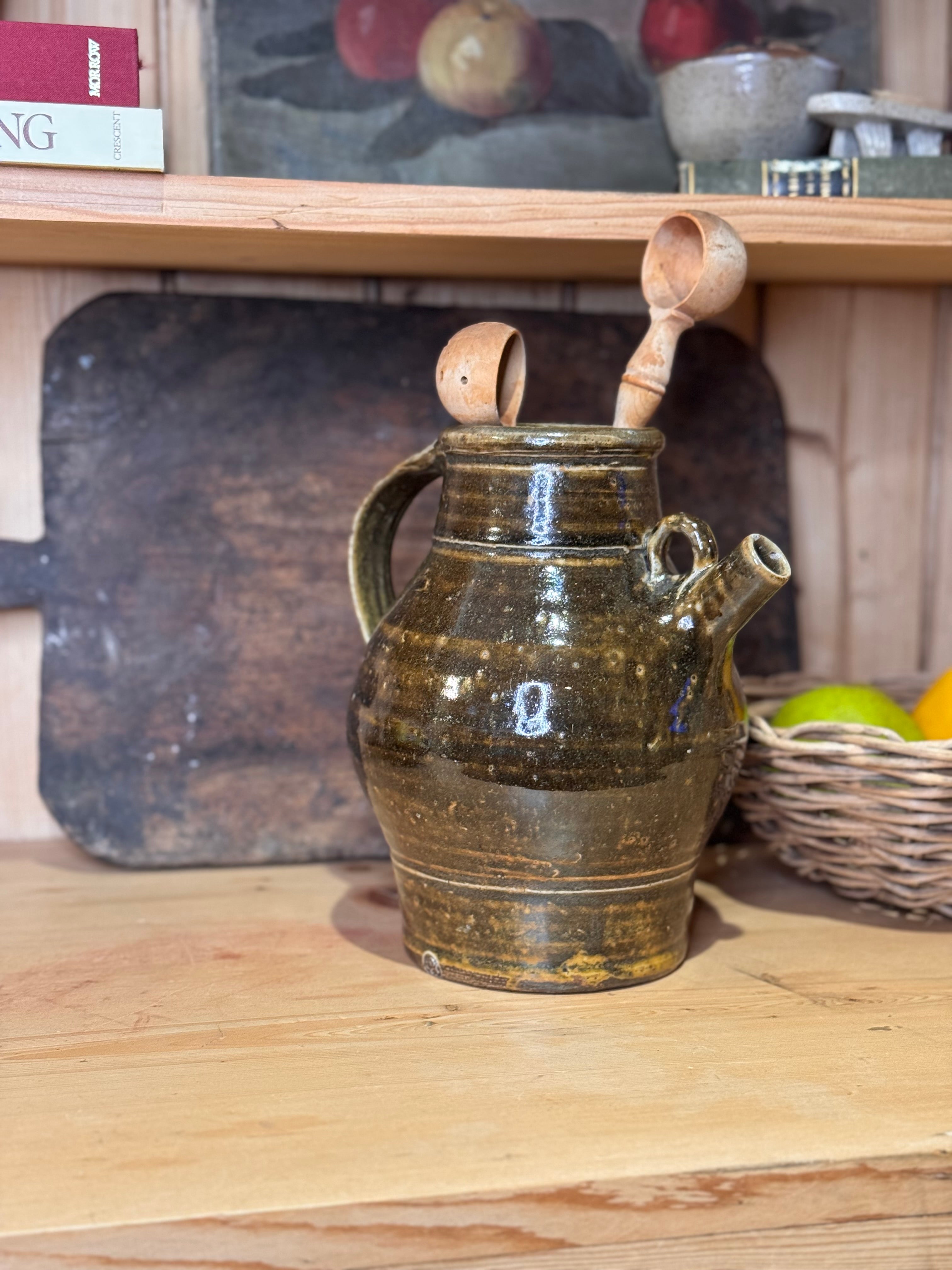 Vintage Stoneware Pitcher