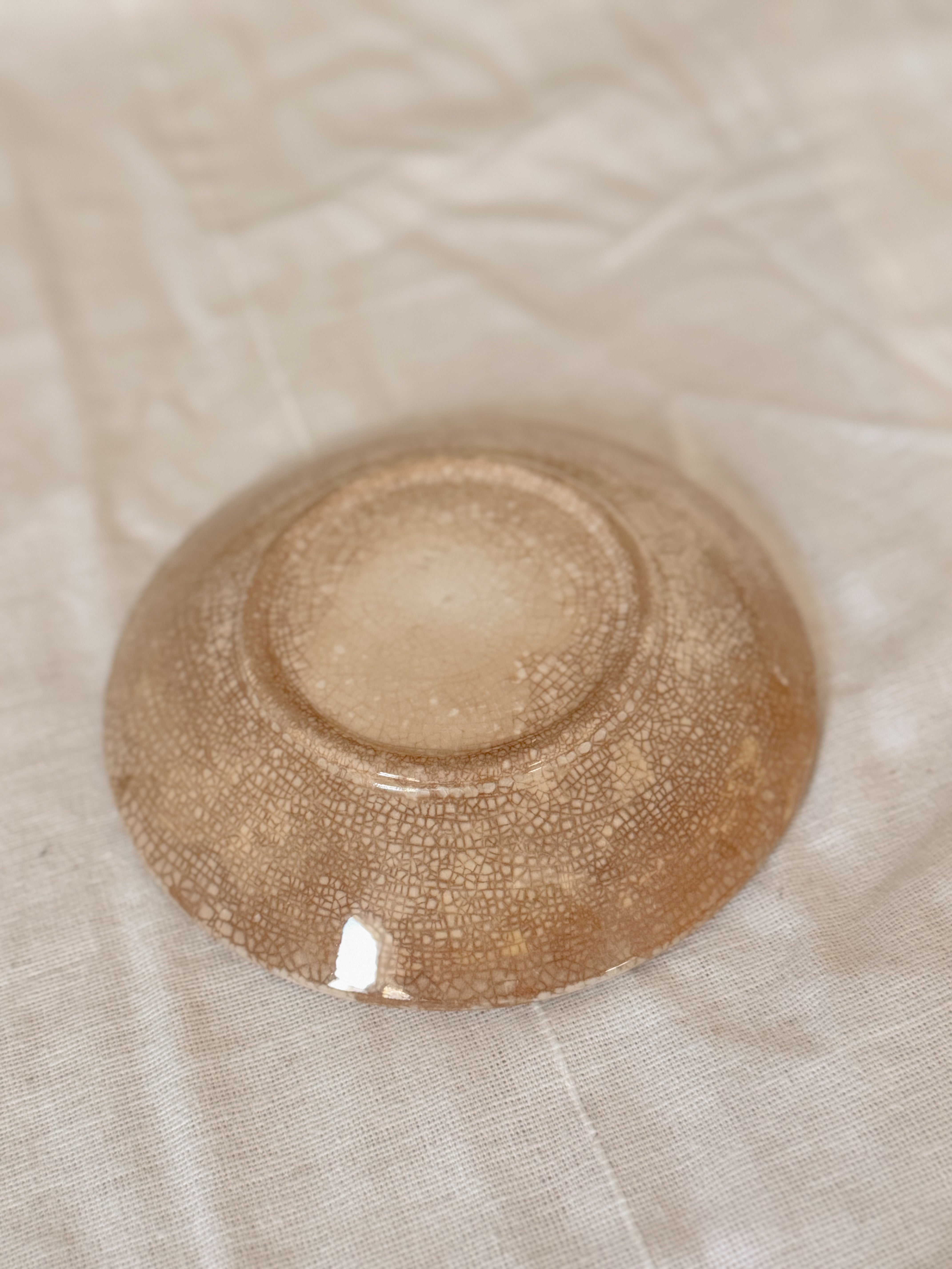 Antique French Ironstone Café Cup & Saucer | Paris Bistro, c. 1900