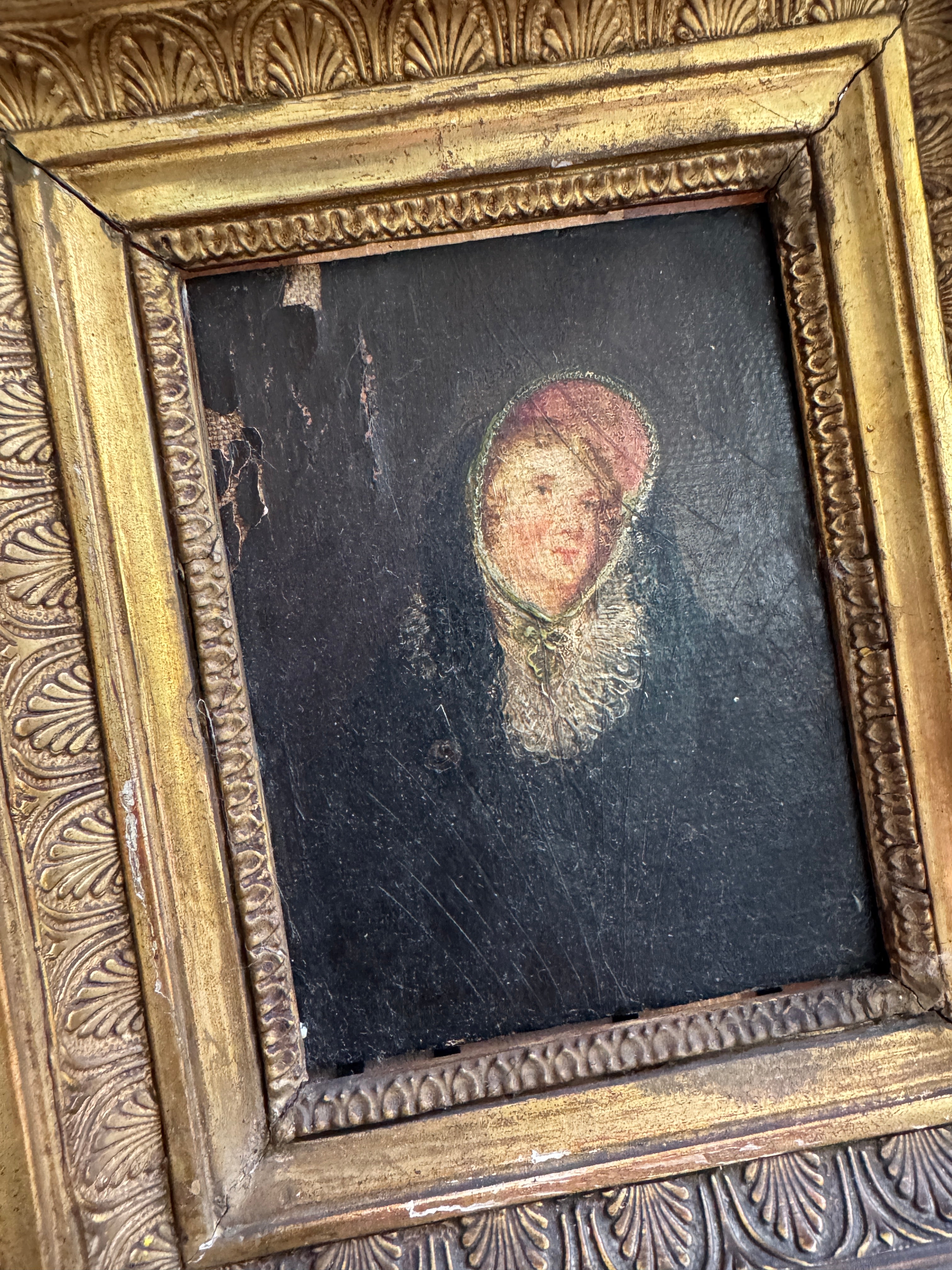 Femme à la Coiffe de Dentelle