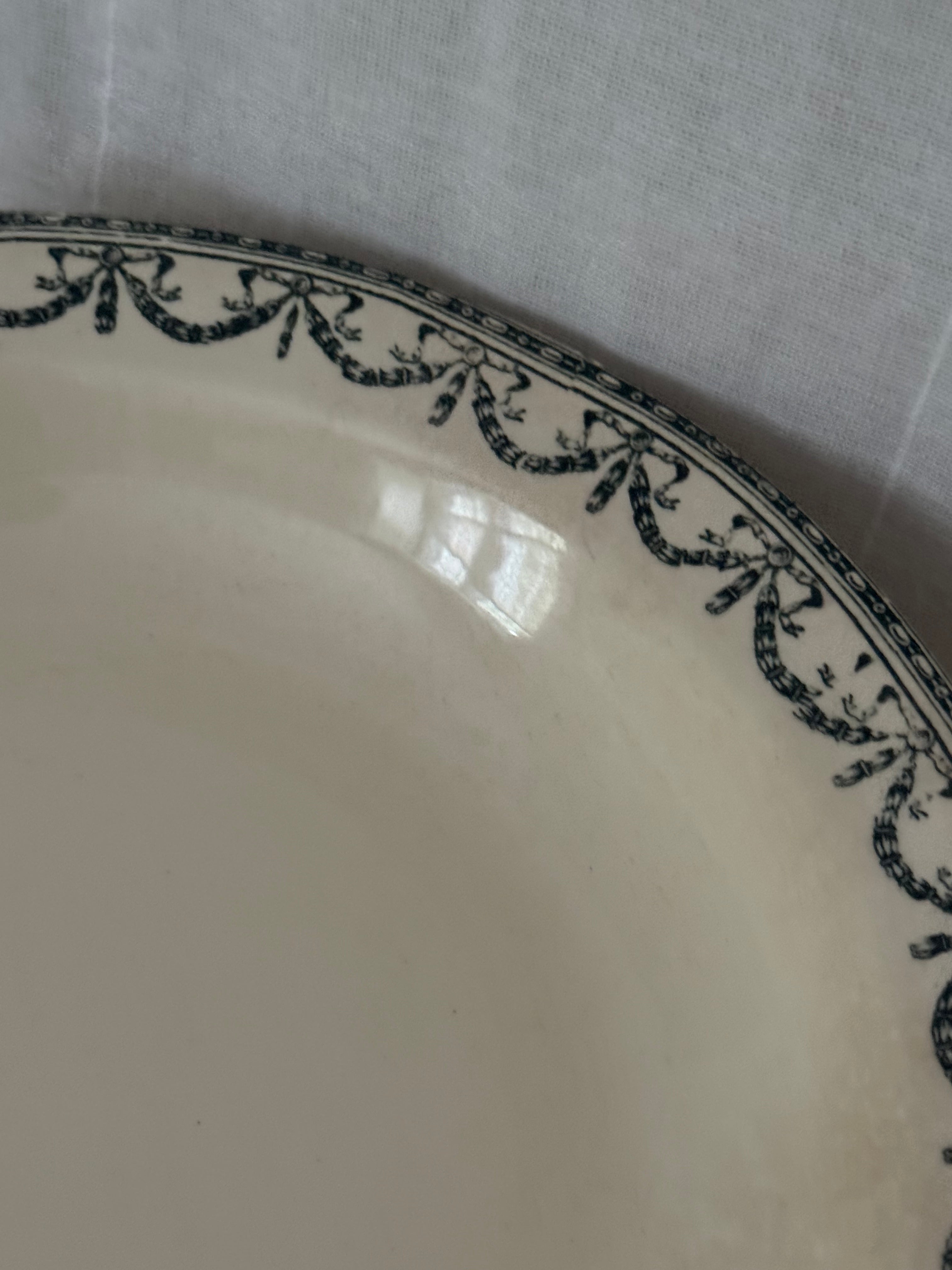 Pair of Antique French Terre de Fer Bowls