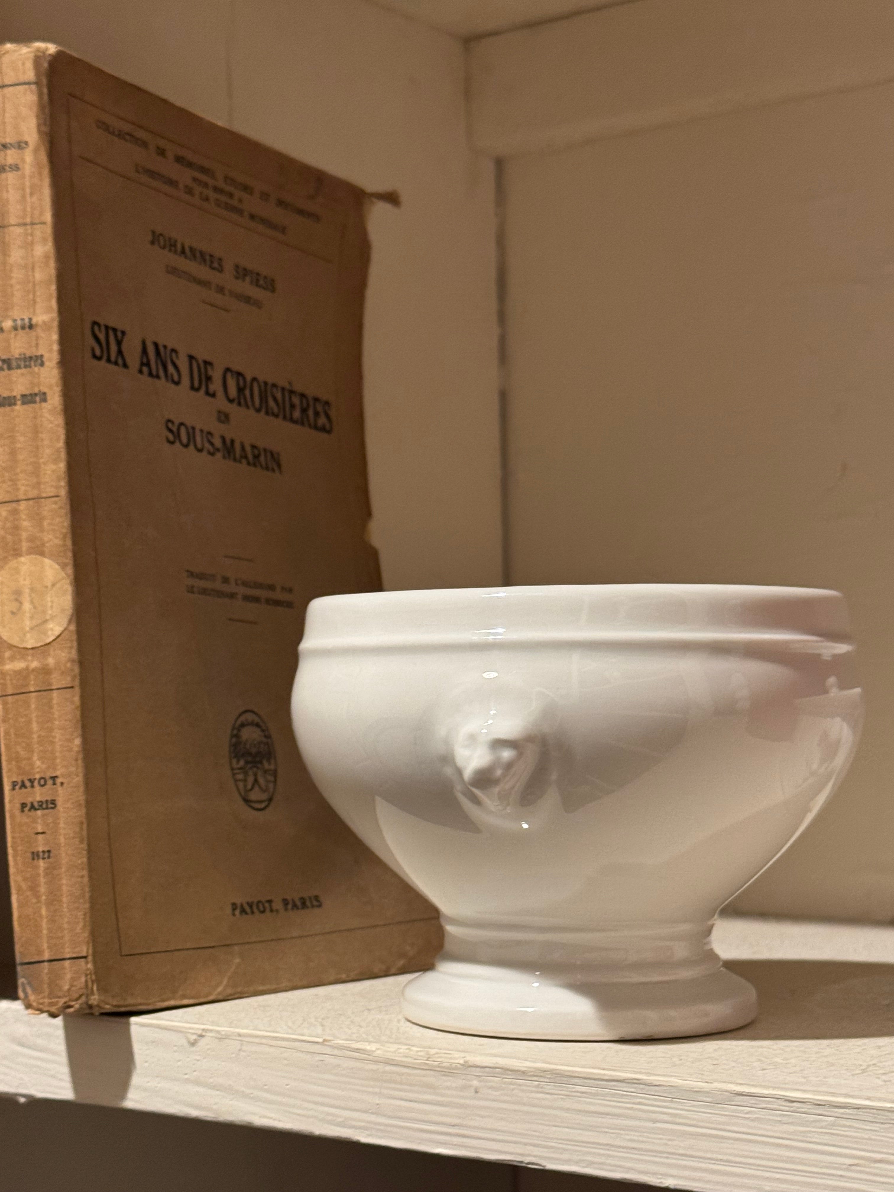 Vintage French Ironstone Bowl