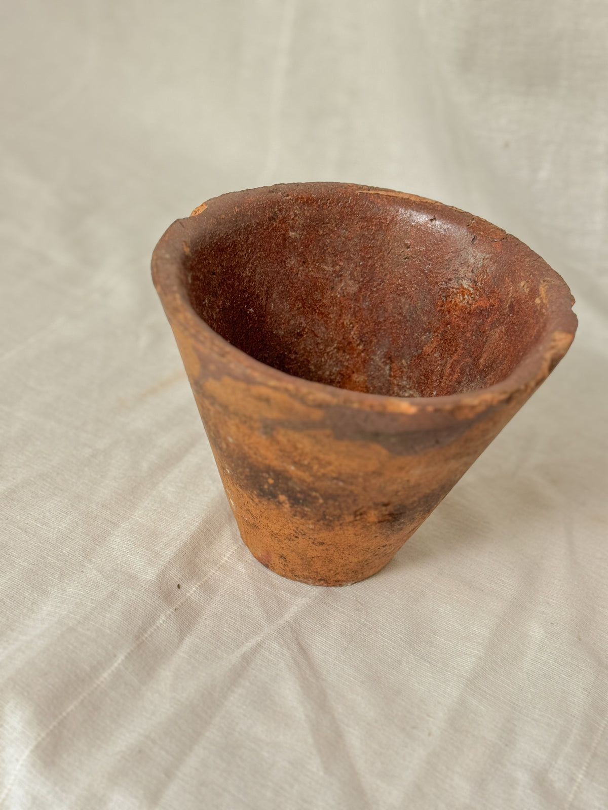 Antique French Resin Pot, Landes Terracotta