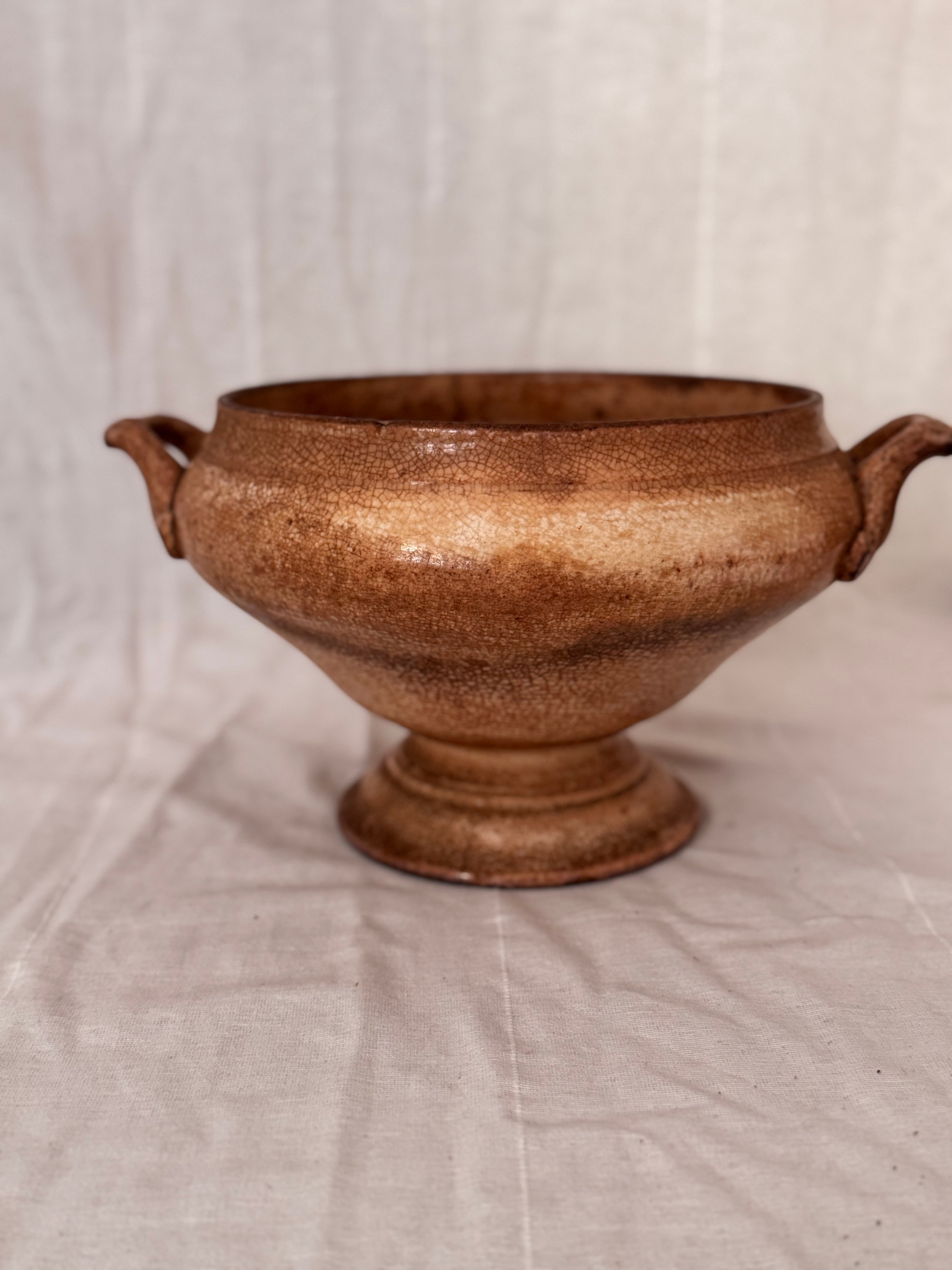 Antique French Earthenware Soupière
