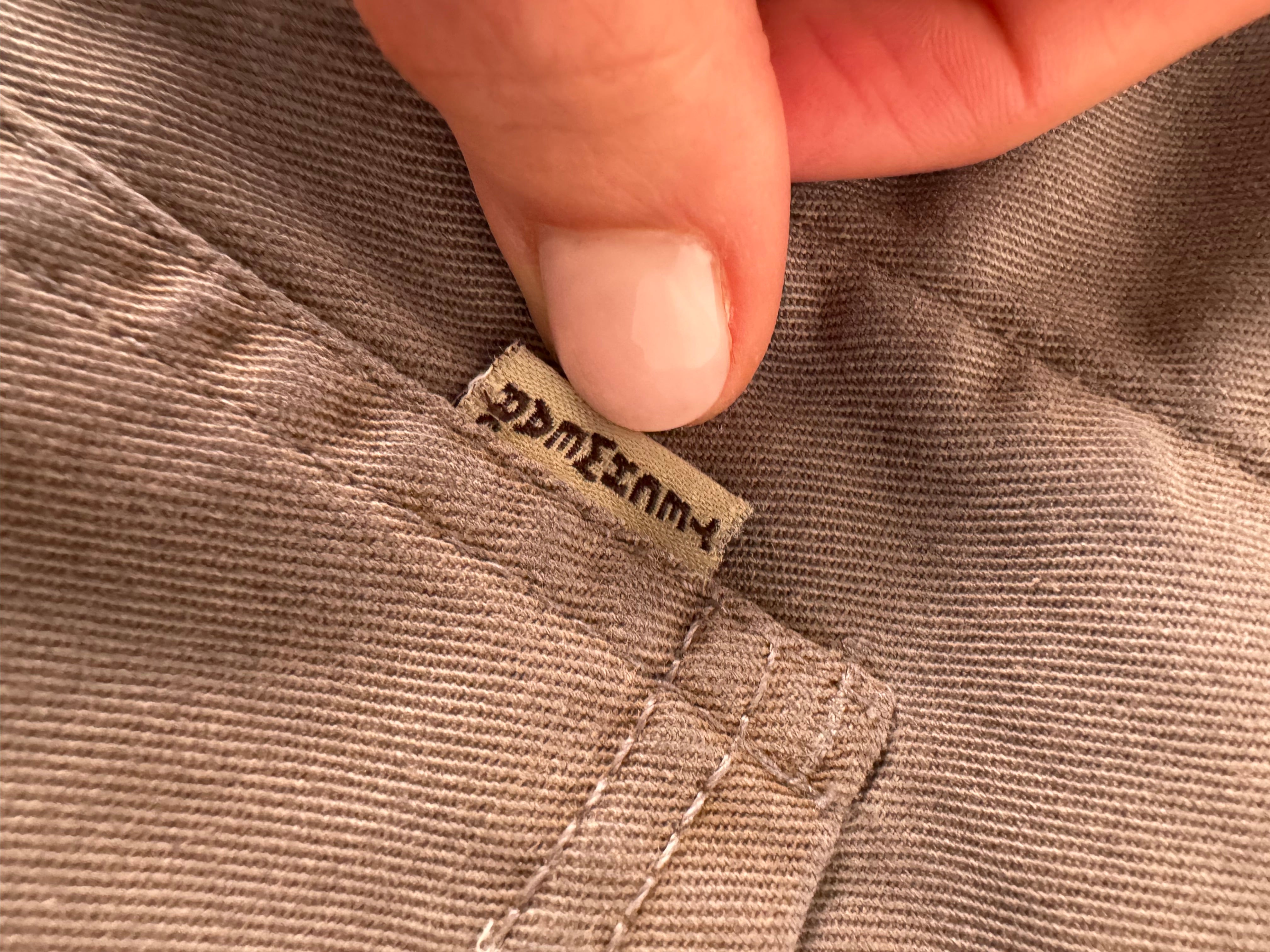 Olive Khaki Vintage French Chore Coat