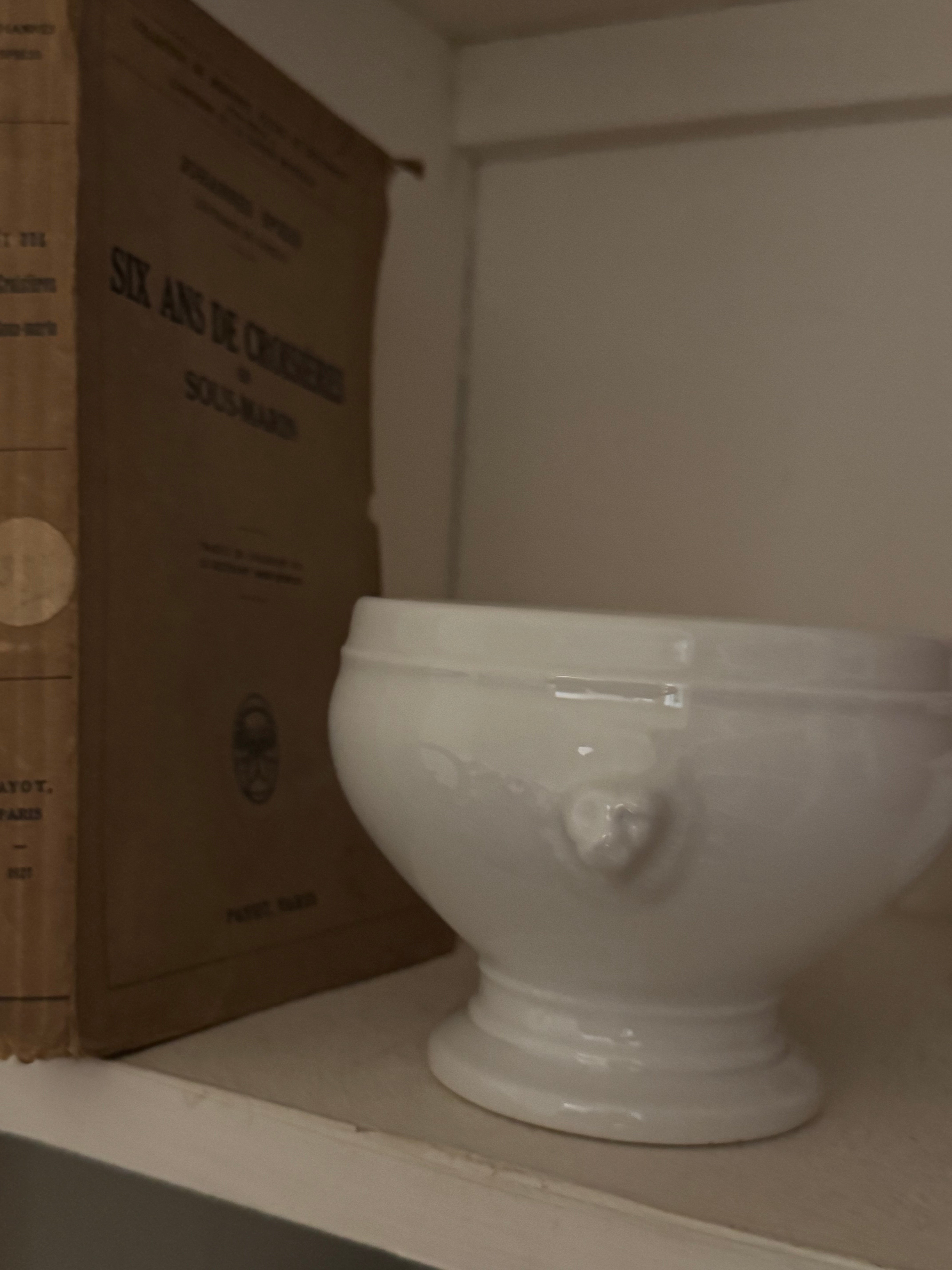 Vintage French Ironstone Bowl