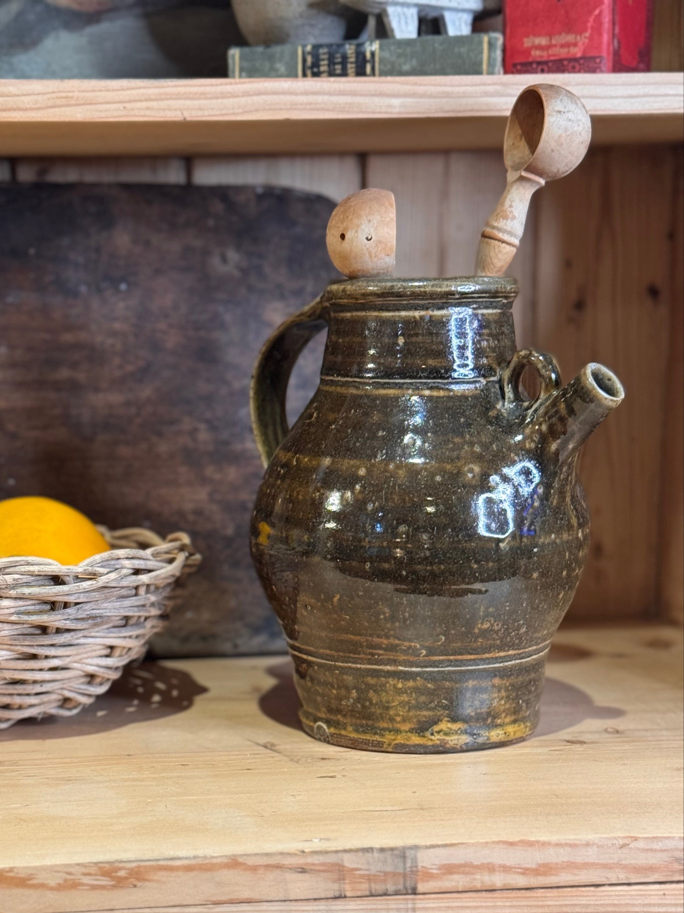 Vintage Stoneware Pitcher