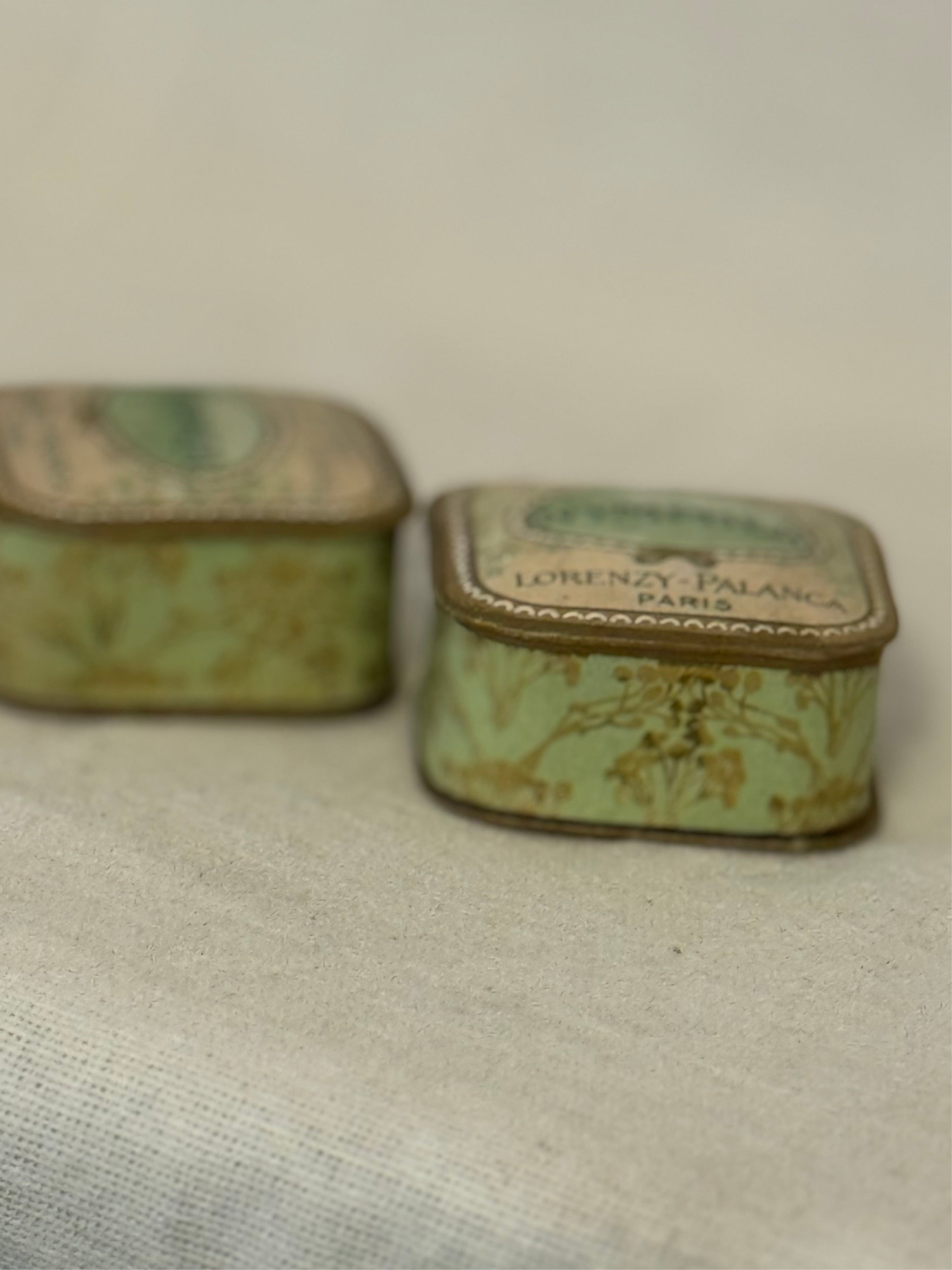 Vintage French Face Powder Box