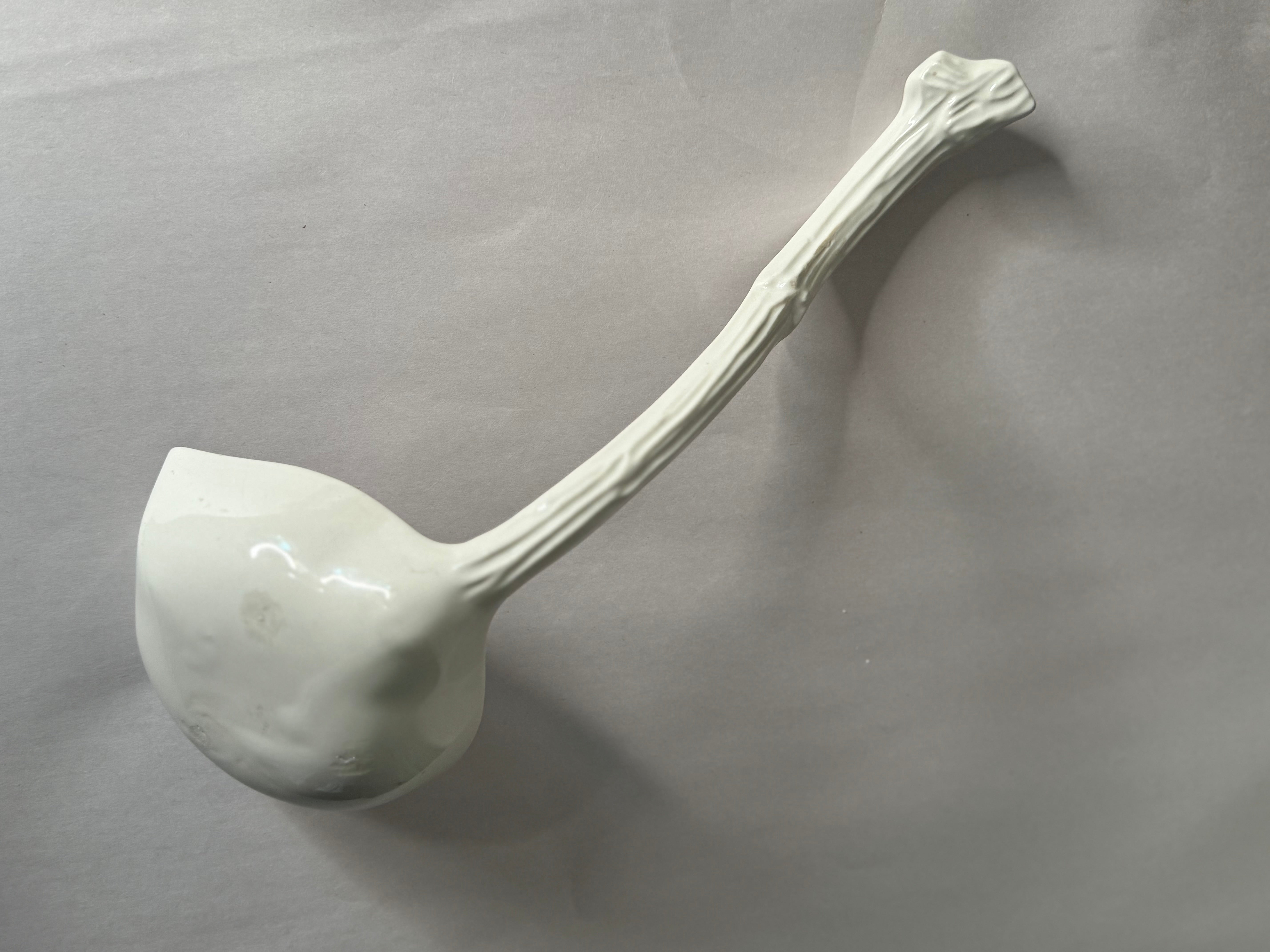 Ironstone Soupière Ladle