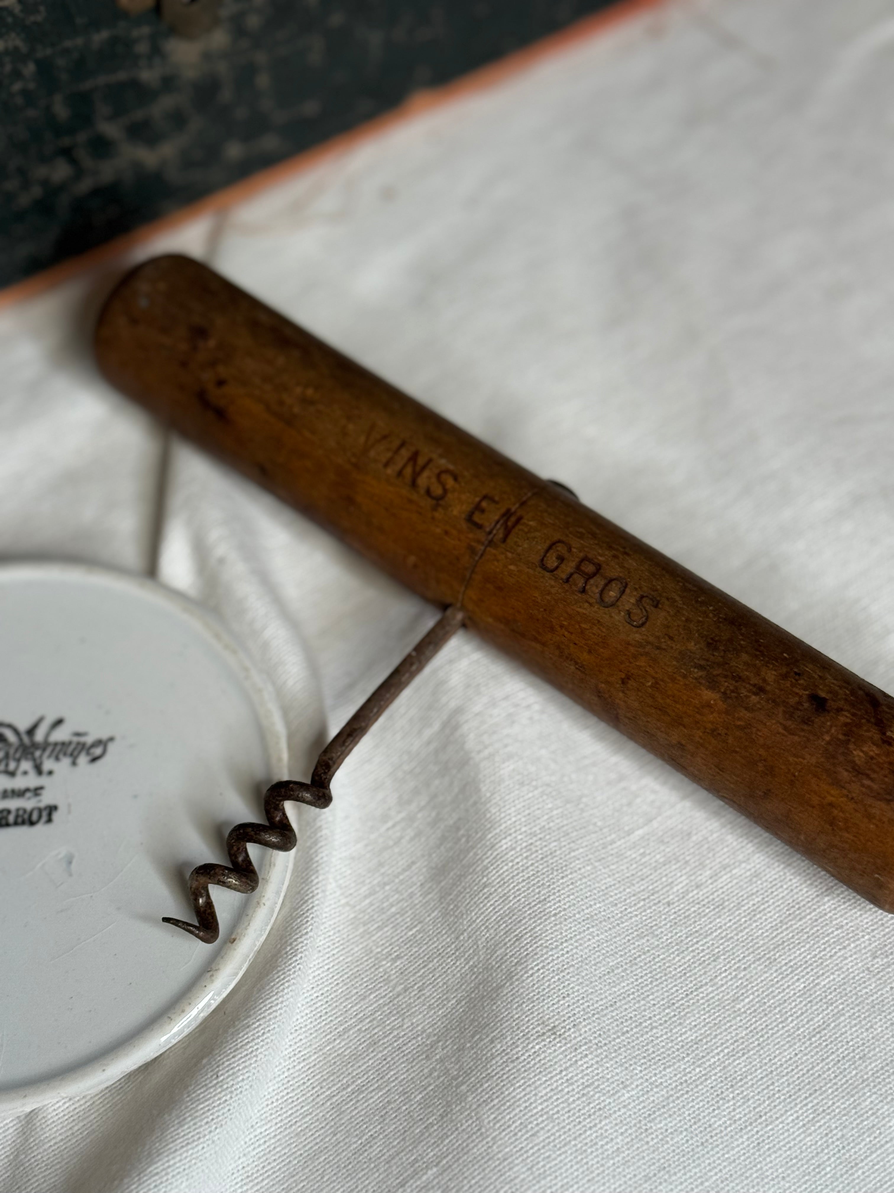 Vintage French Advertising Corkscrew