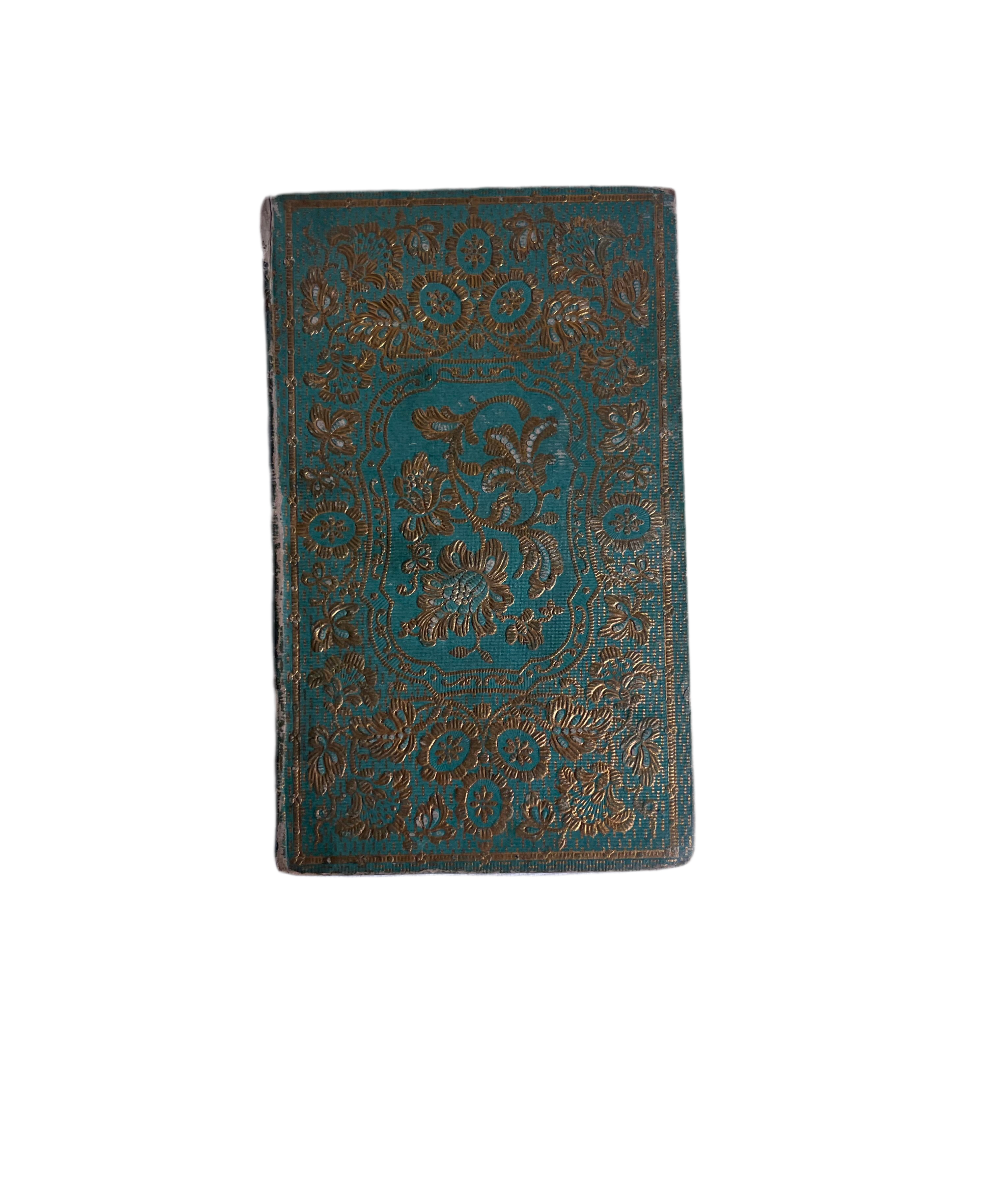 19th c Cartonnage Book Set of 3