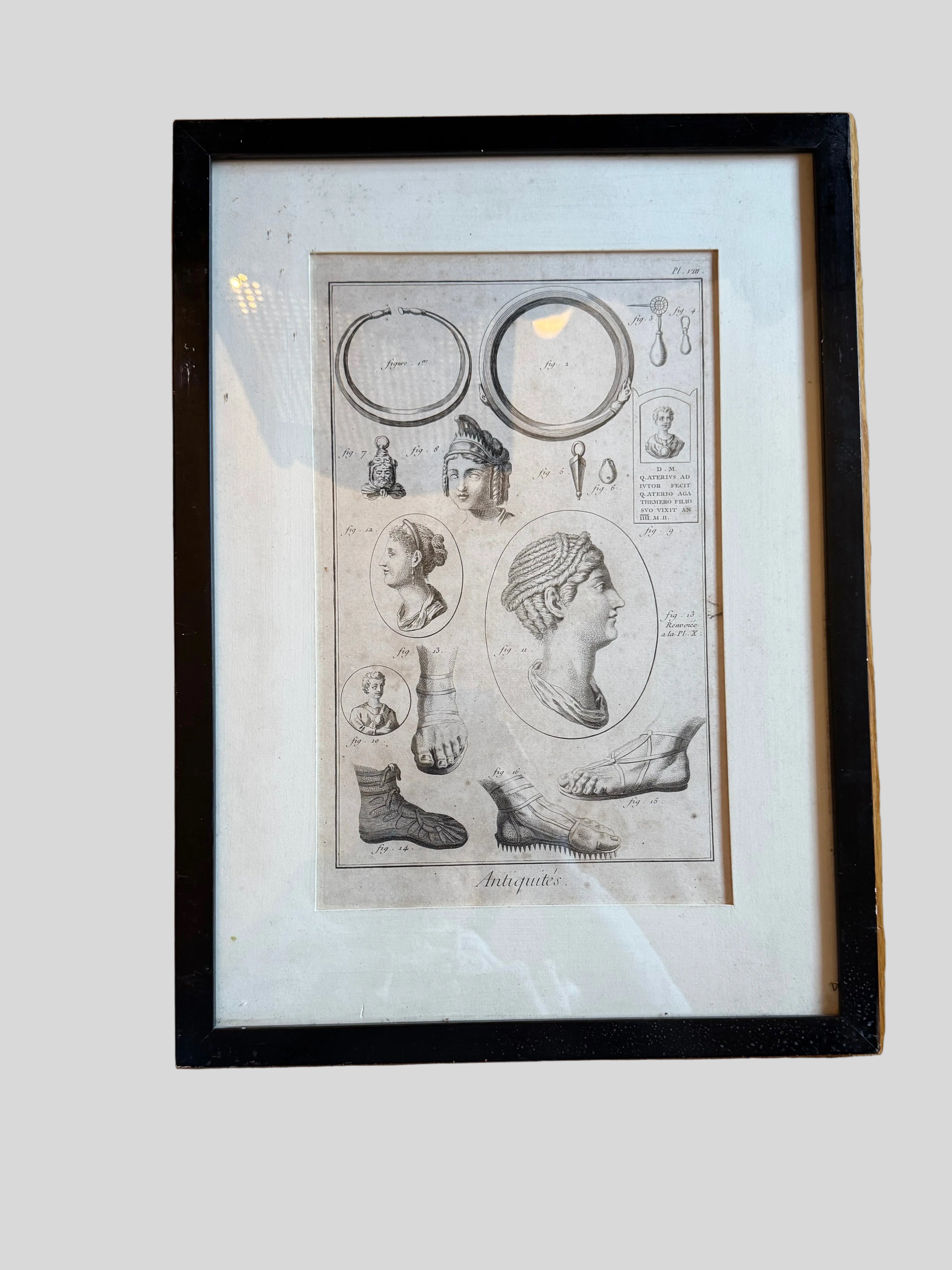Encyclopédie de Diderot: Antiquités, Planche VIII