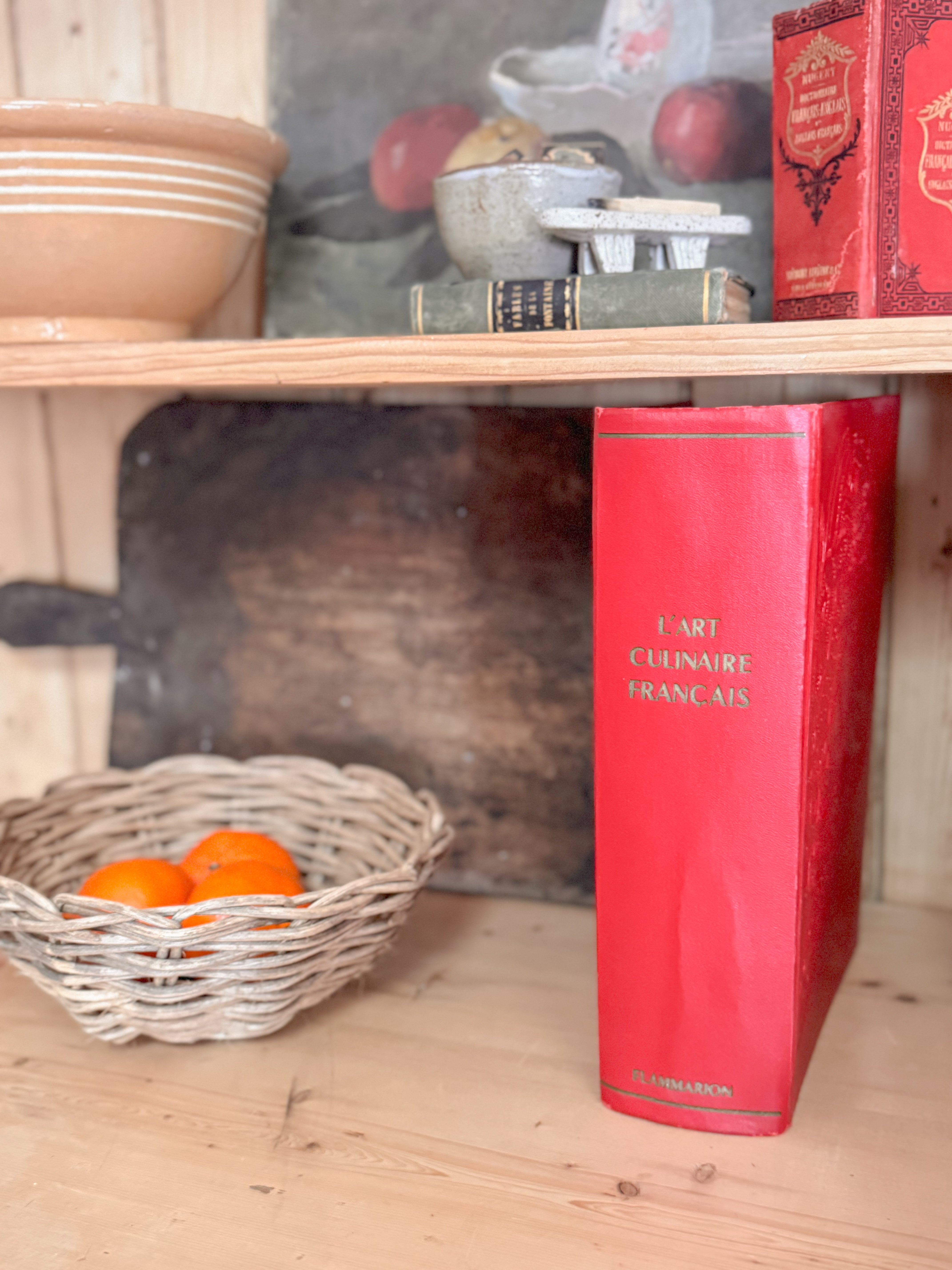Vintage French cookbook