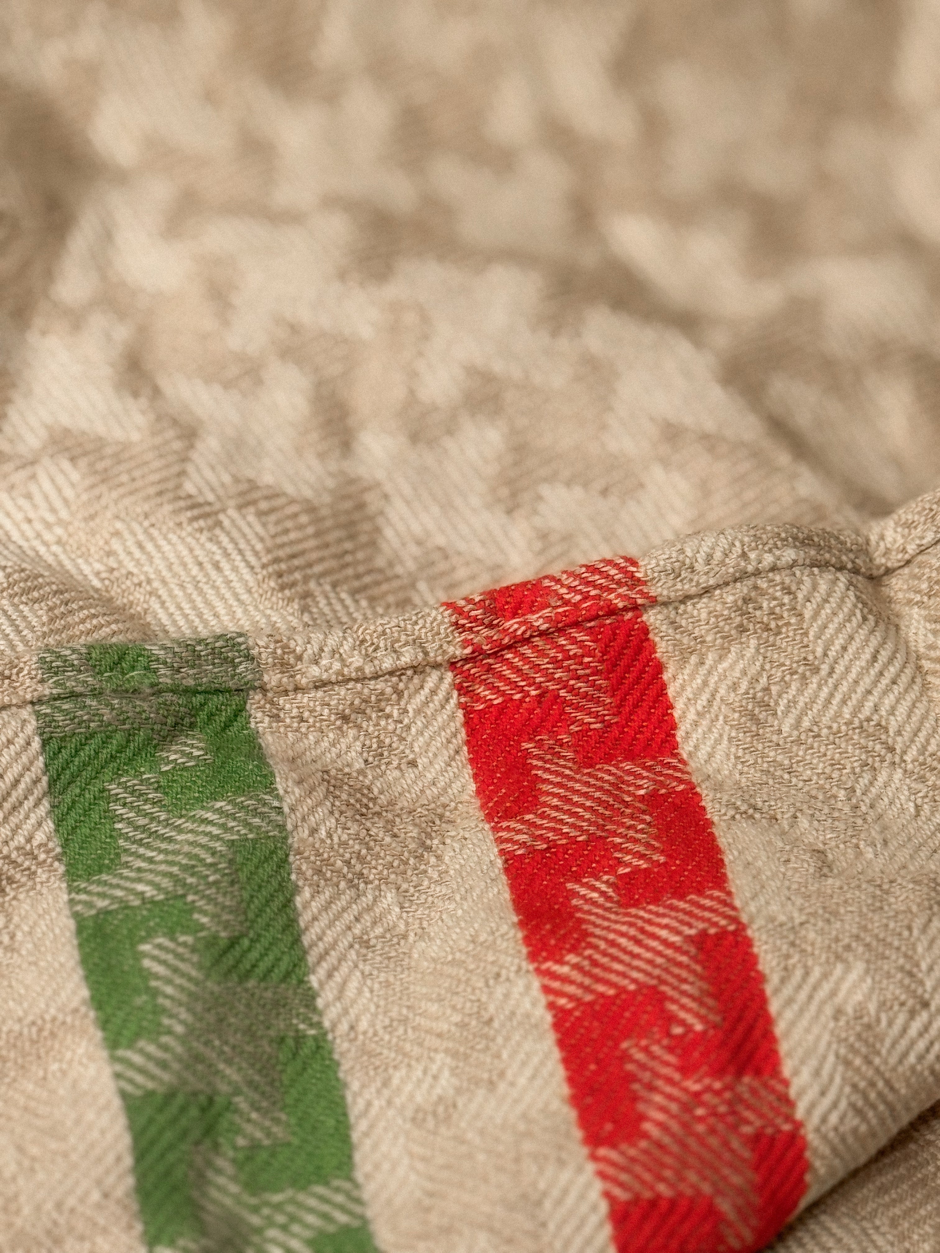 Vintage French Jacquard Torchon