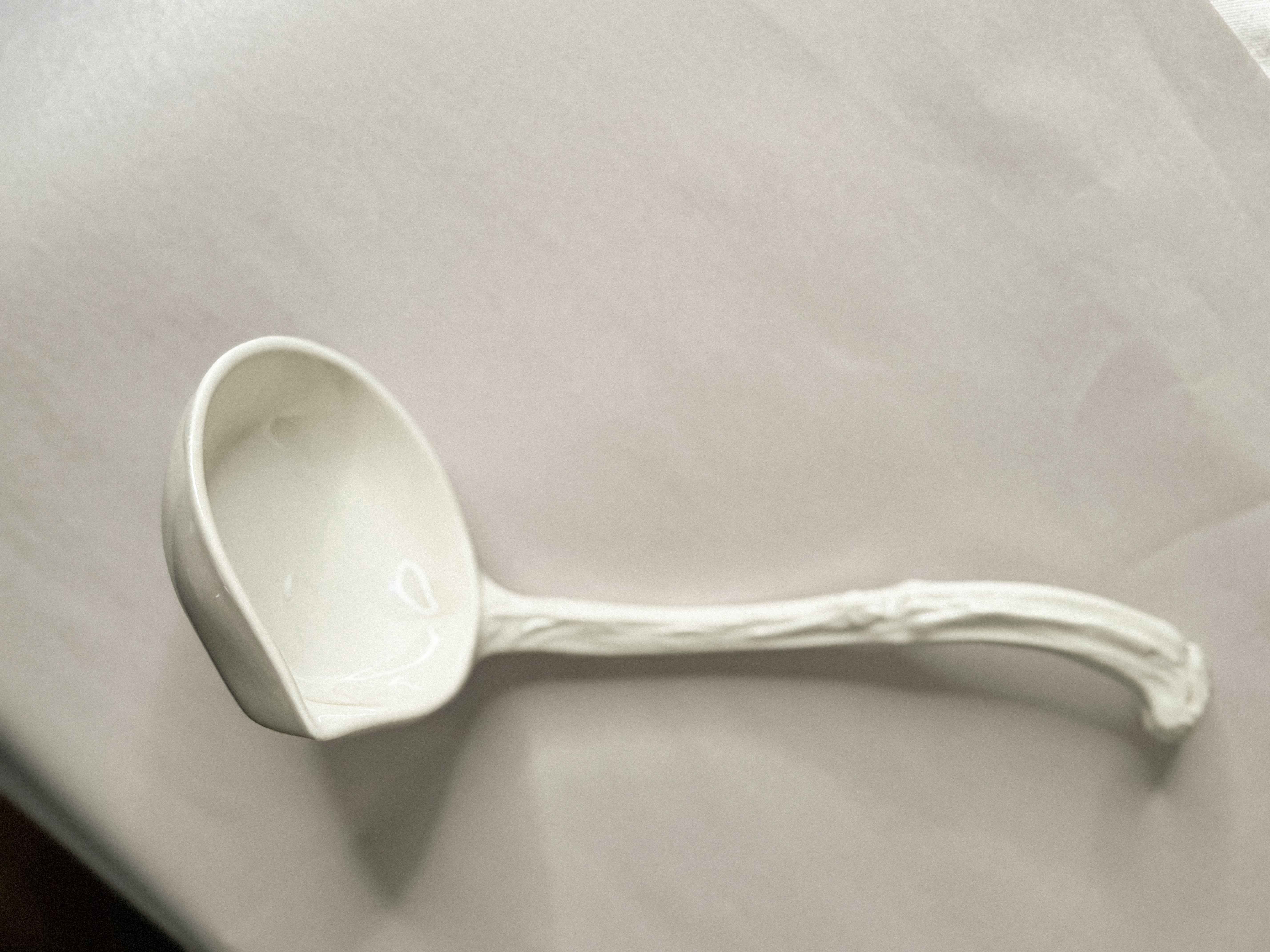Ironstone Soupière Ladle