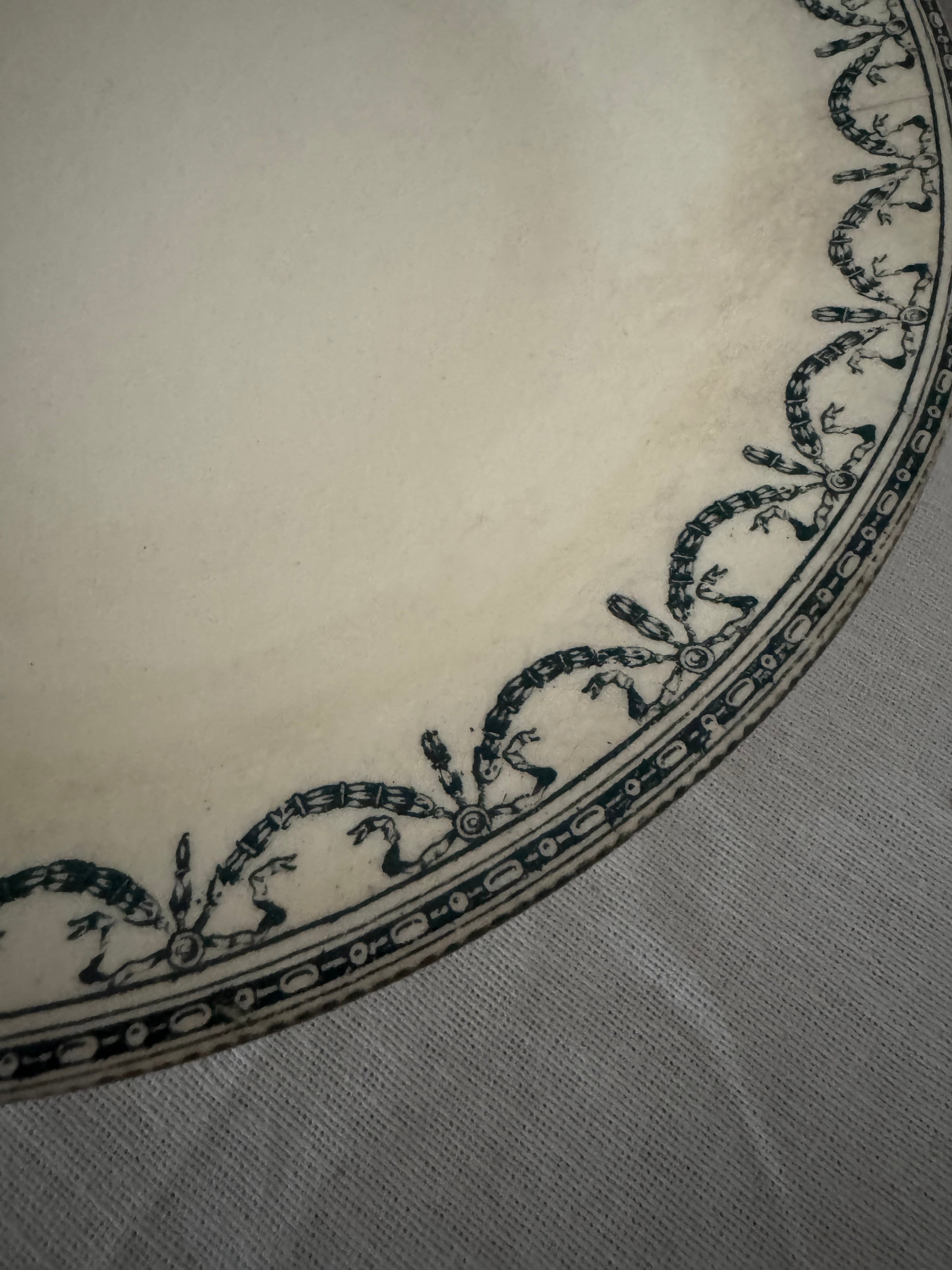 Pair of Antique French Terre de Fer Bowls