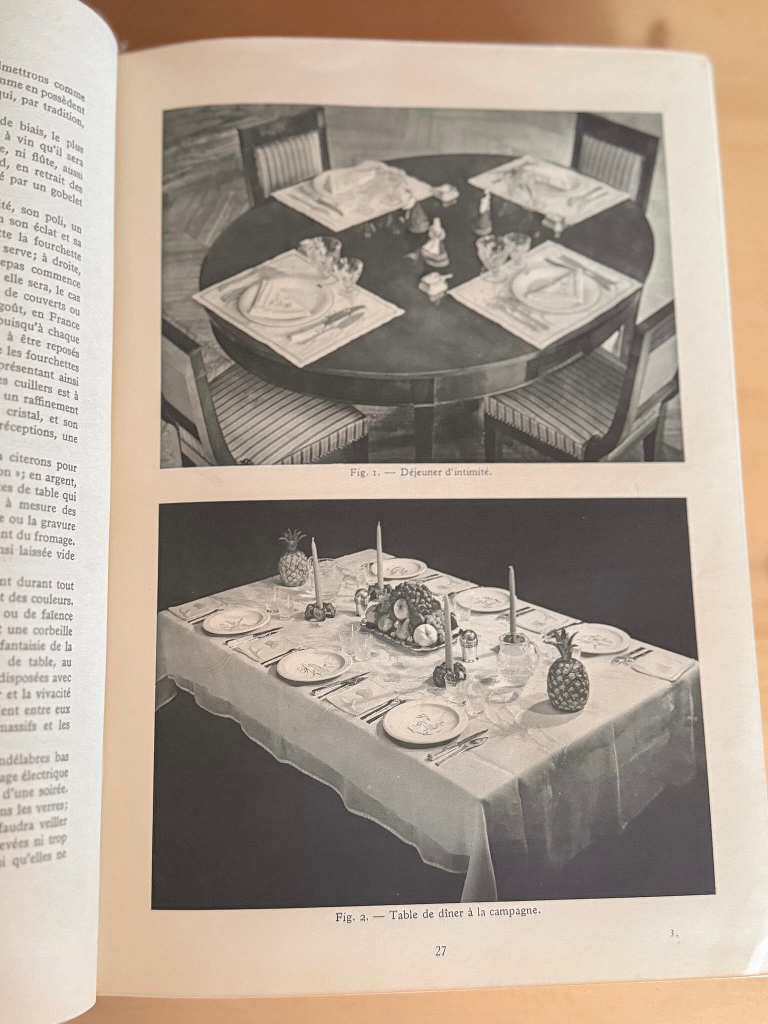 Vintage French cookbook