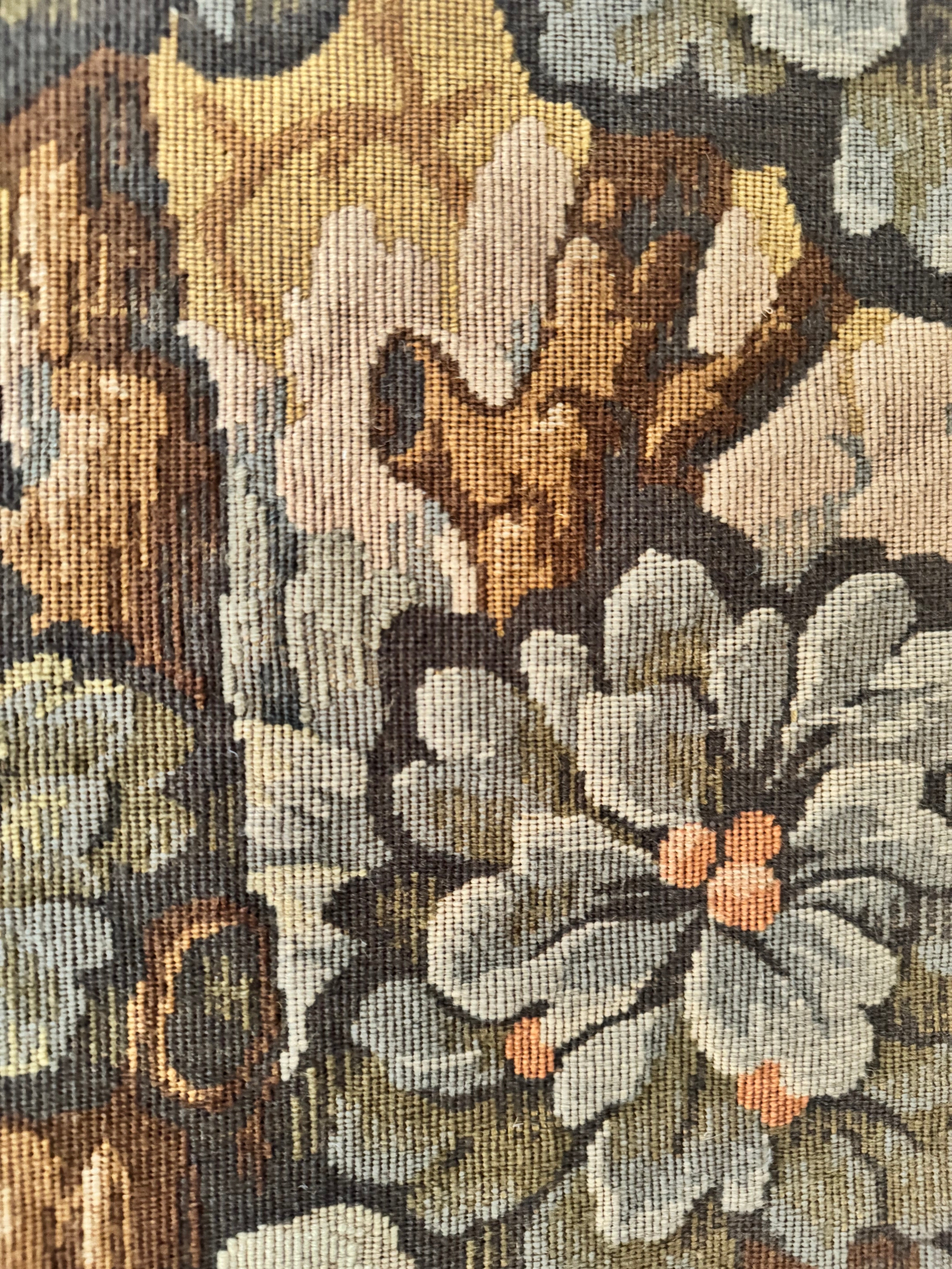 (Rod shipping) Jacquard-Woven Pastoral Tapestry