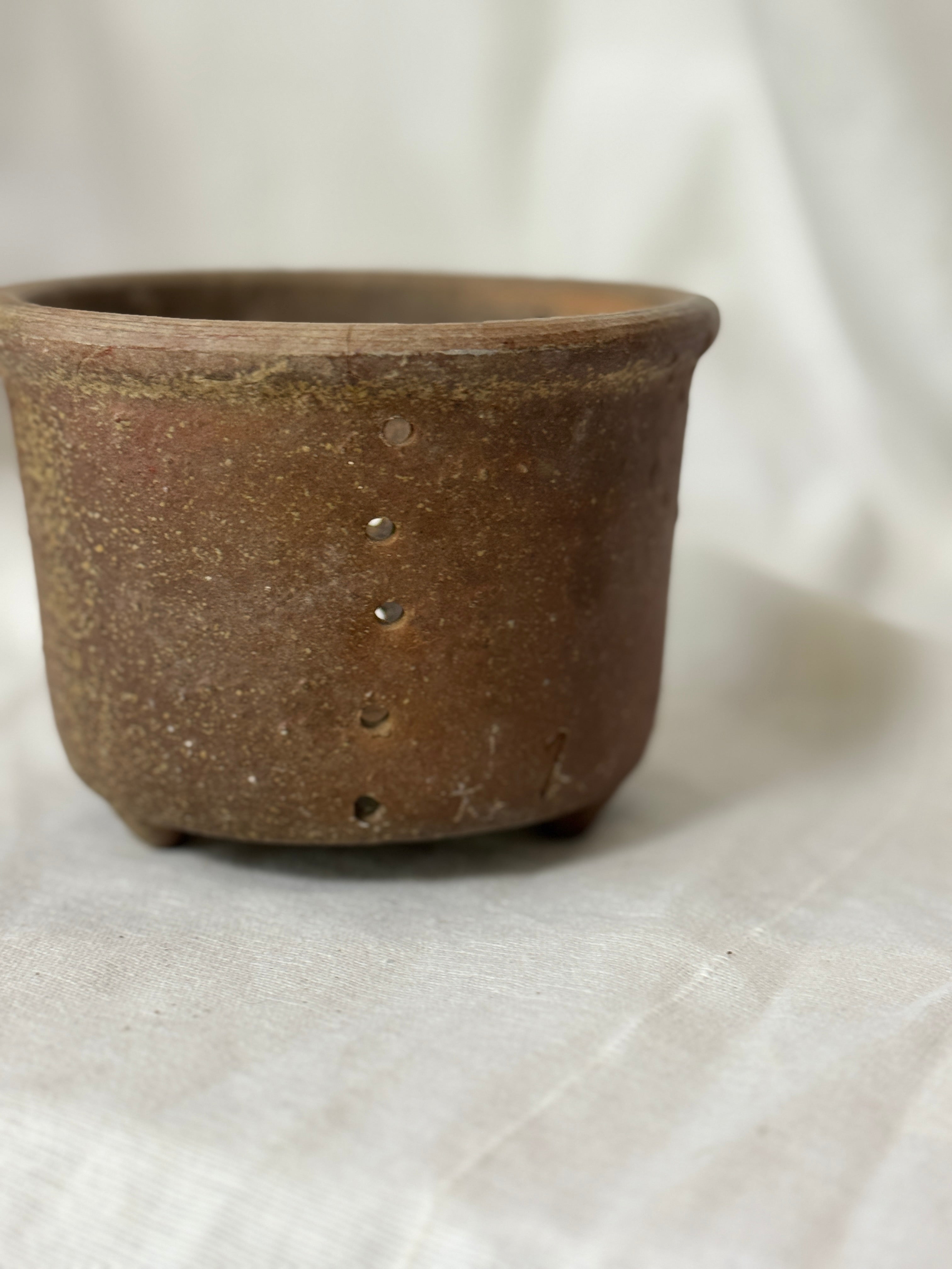 Antique French Faisselle, Cheese Strainer