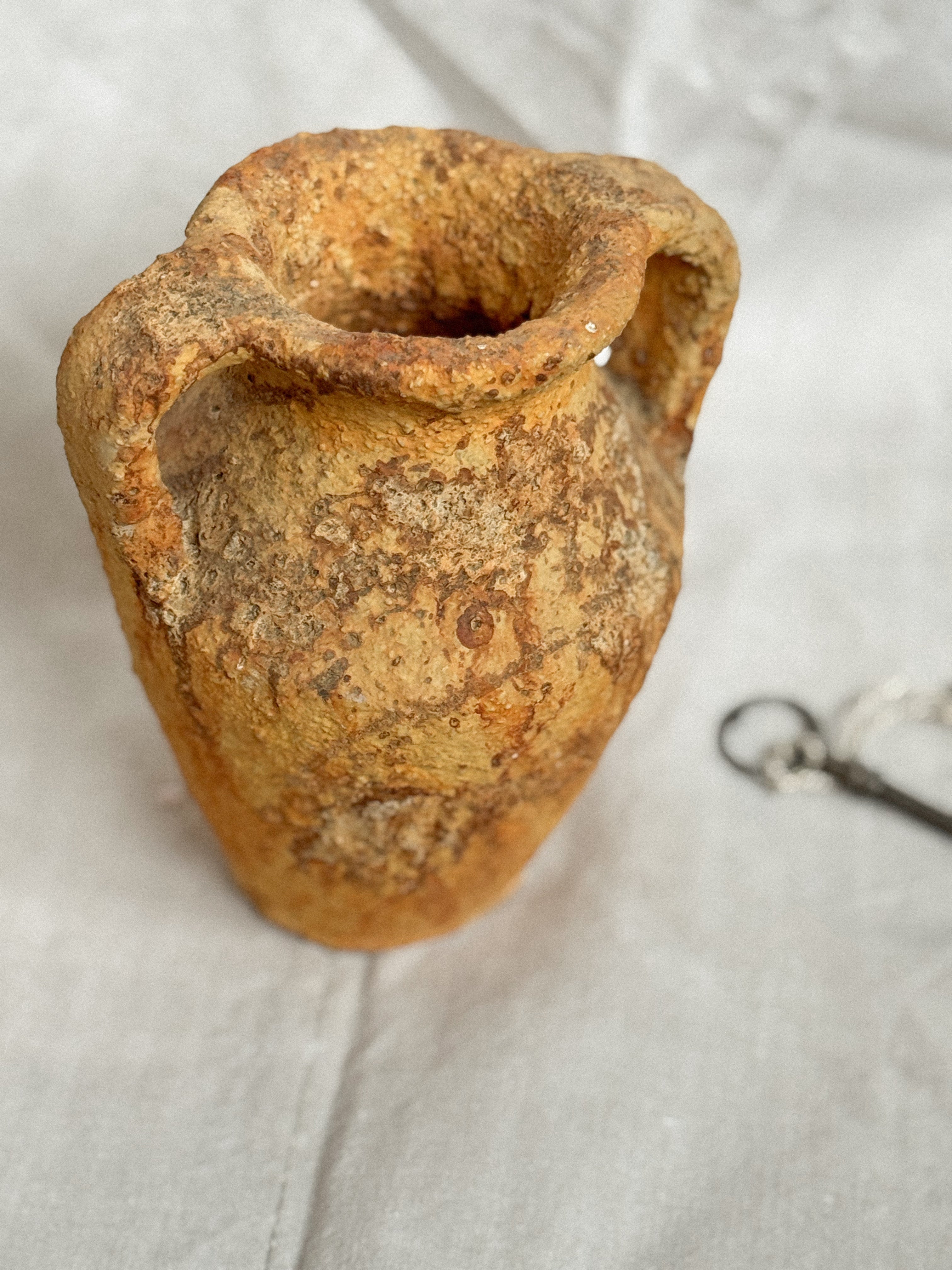 Antique Rustic Terracotta Vessel