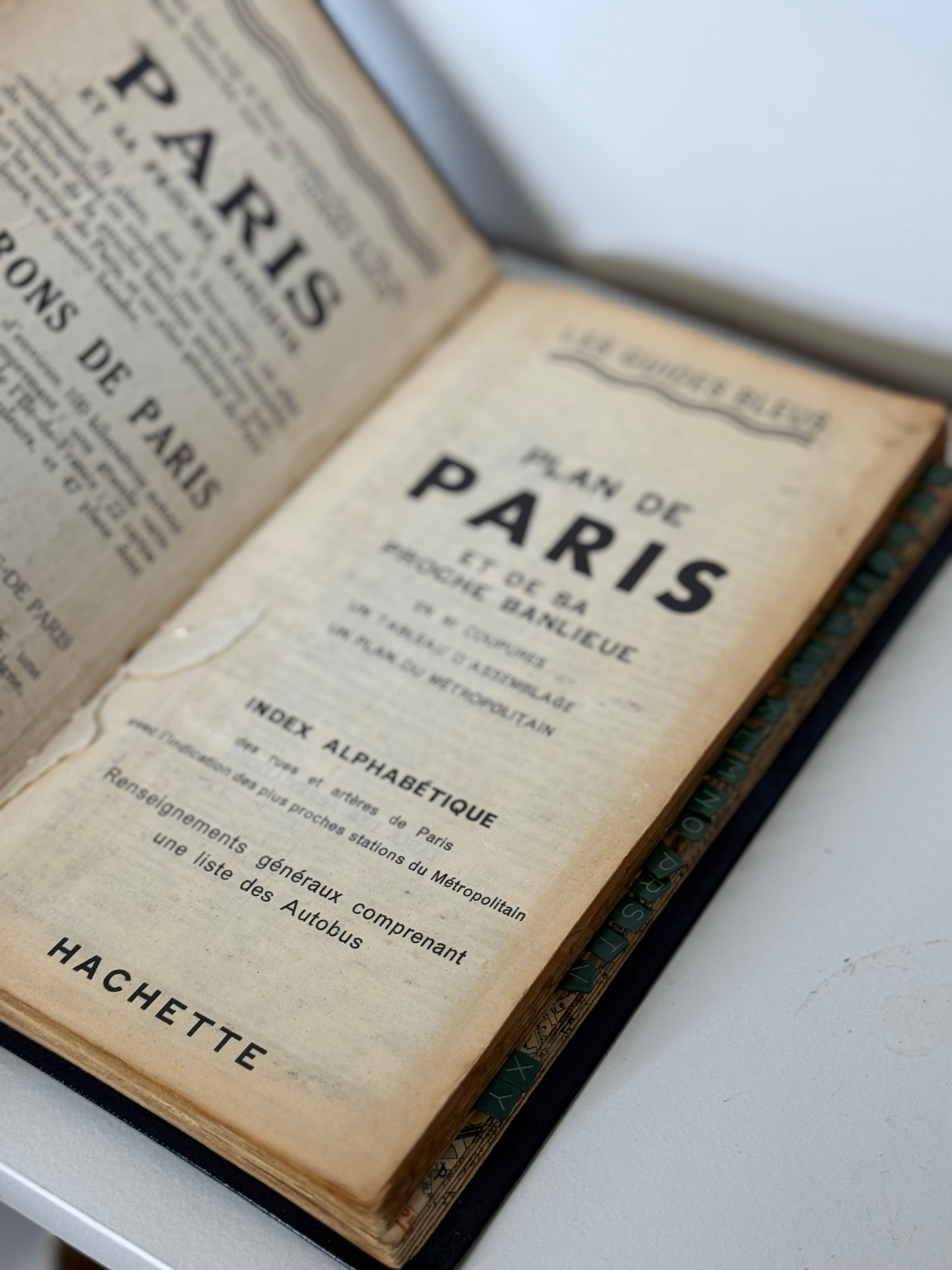 Vintage Paris Guide Book