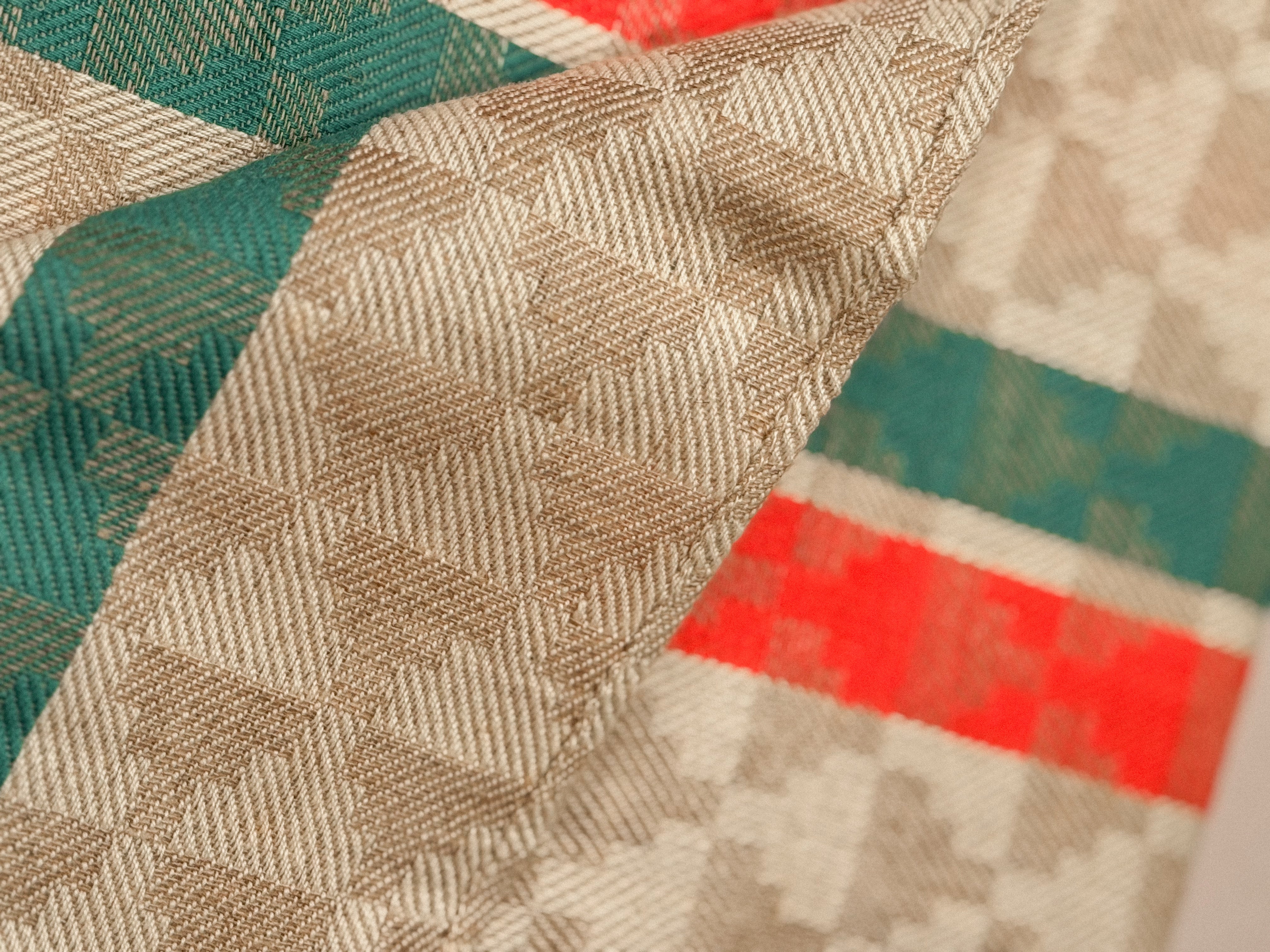 Vintage French Jacquard Torchon