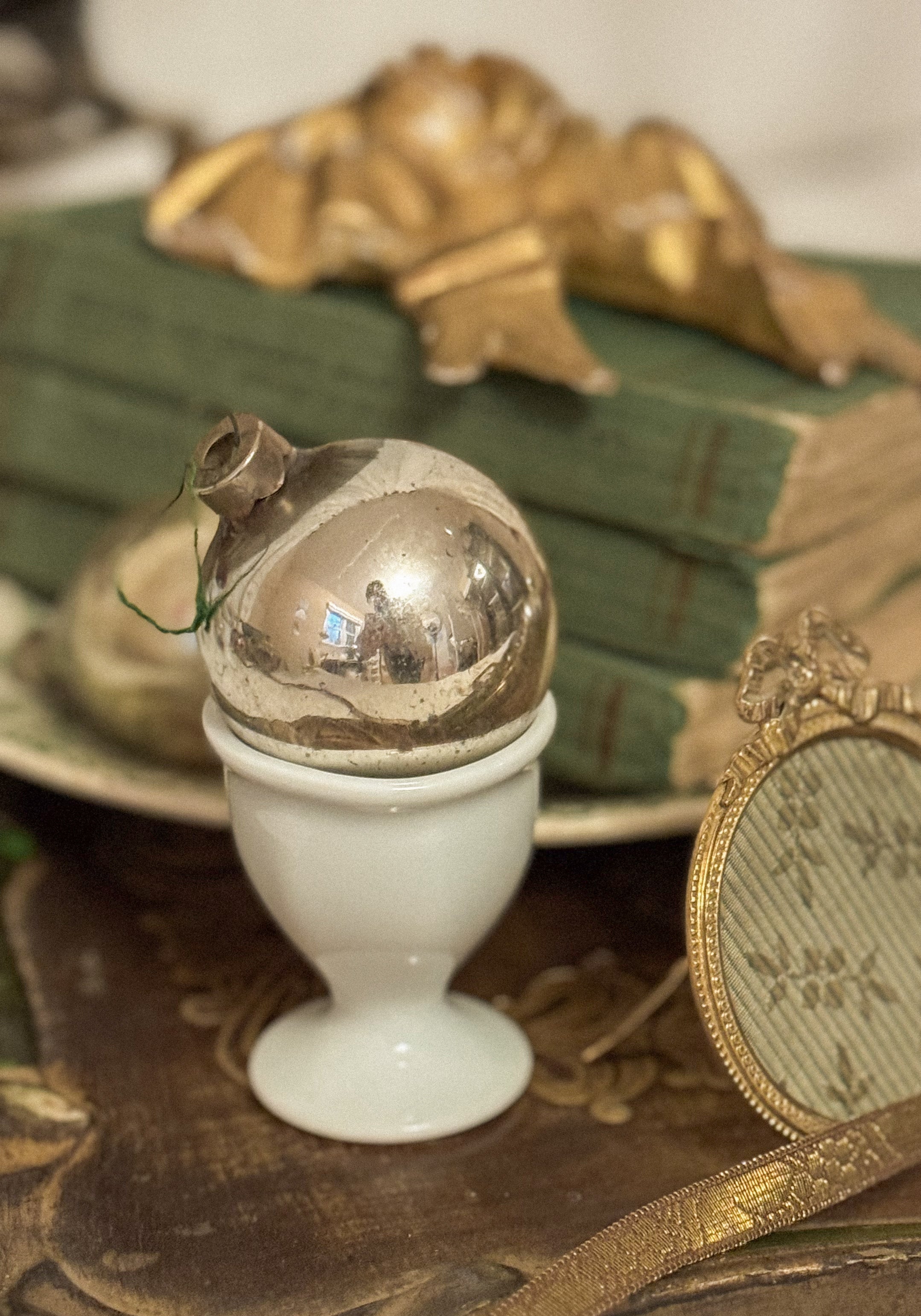 French White Porcelain Egg Cups