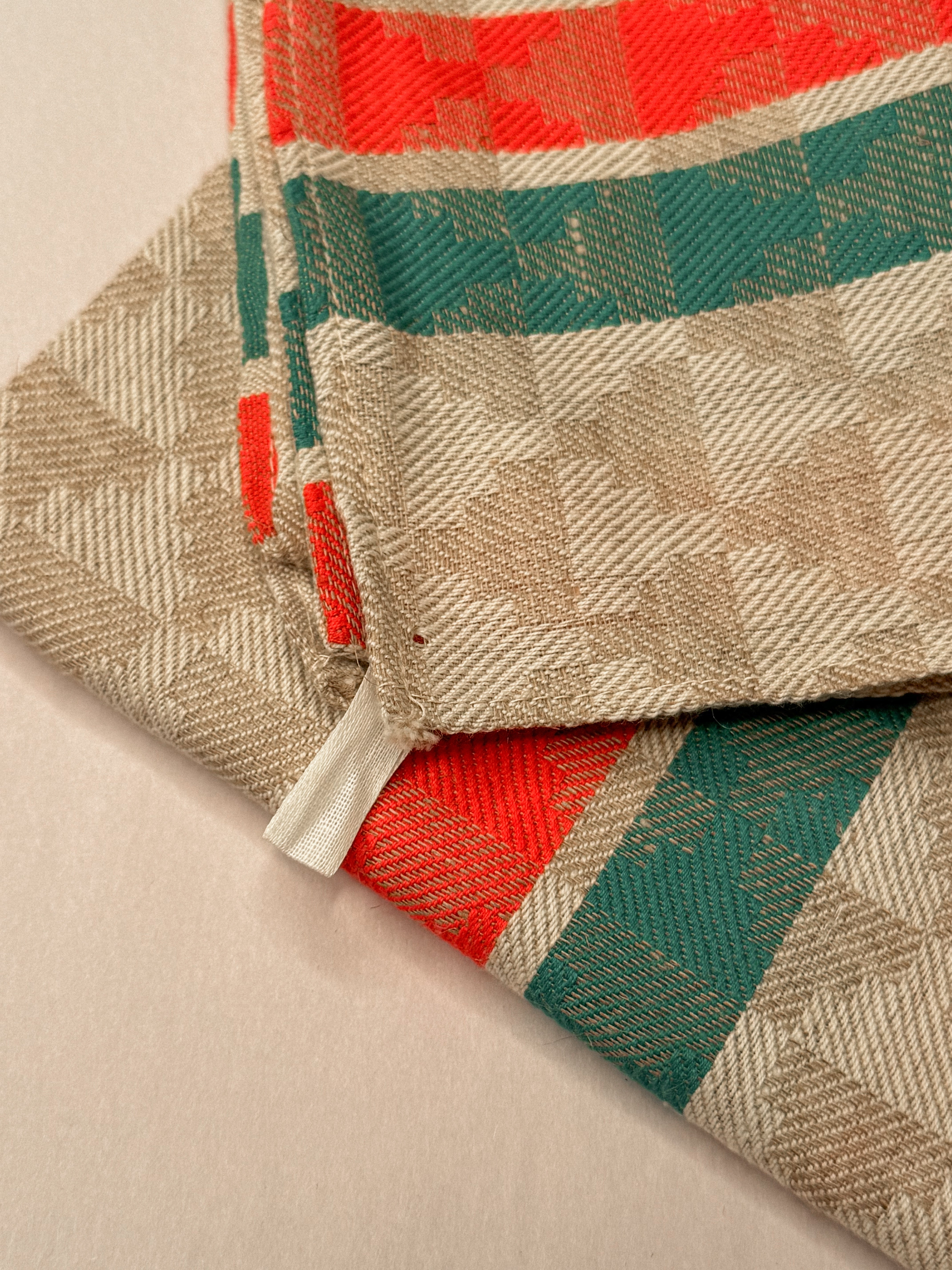 Vintage French Jacquard Torchon