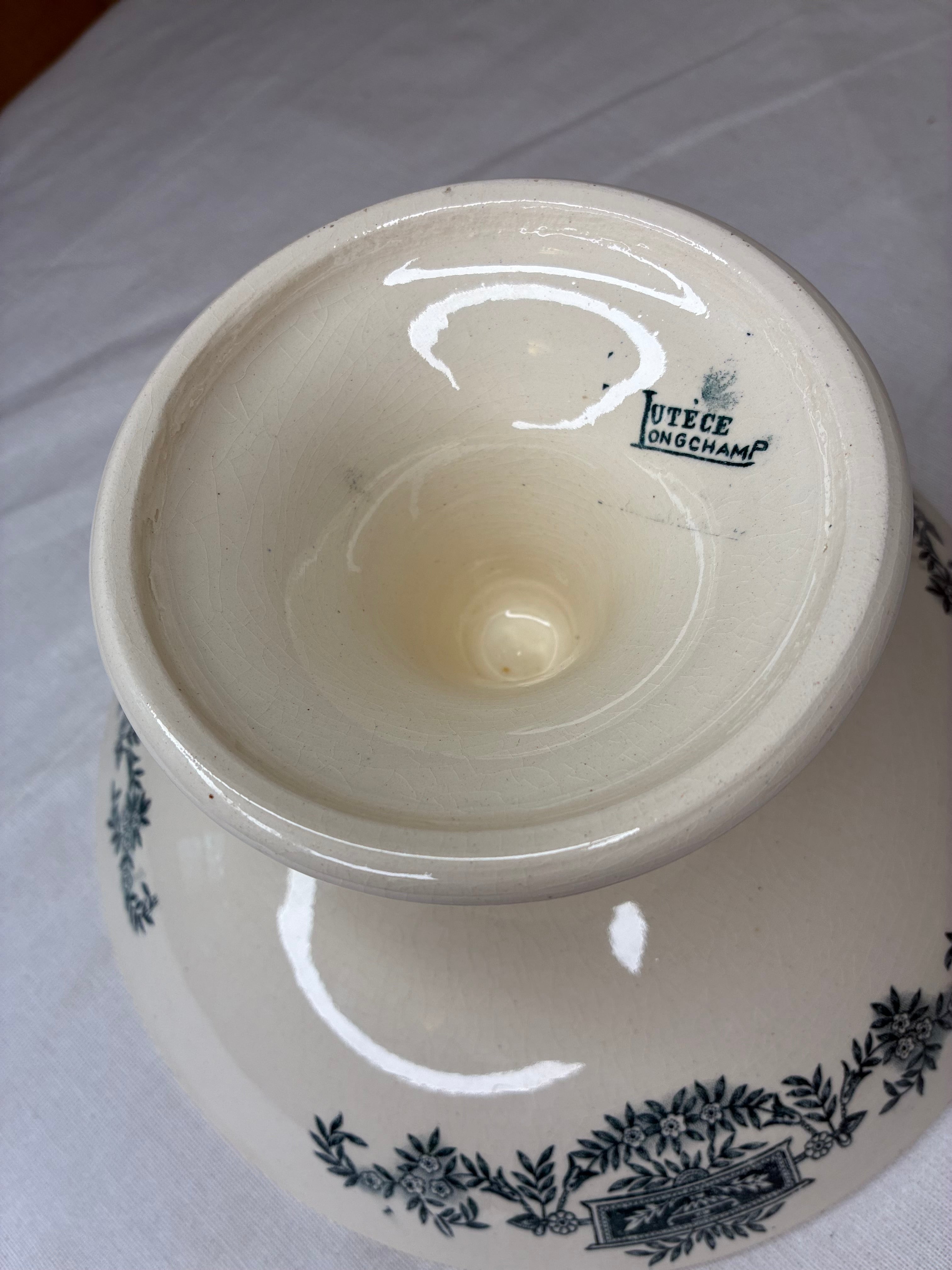 Antique French Compote — “Lutèce” by Longchamp