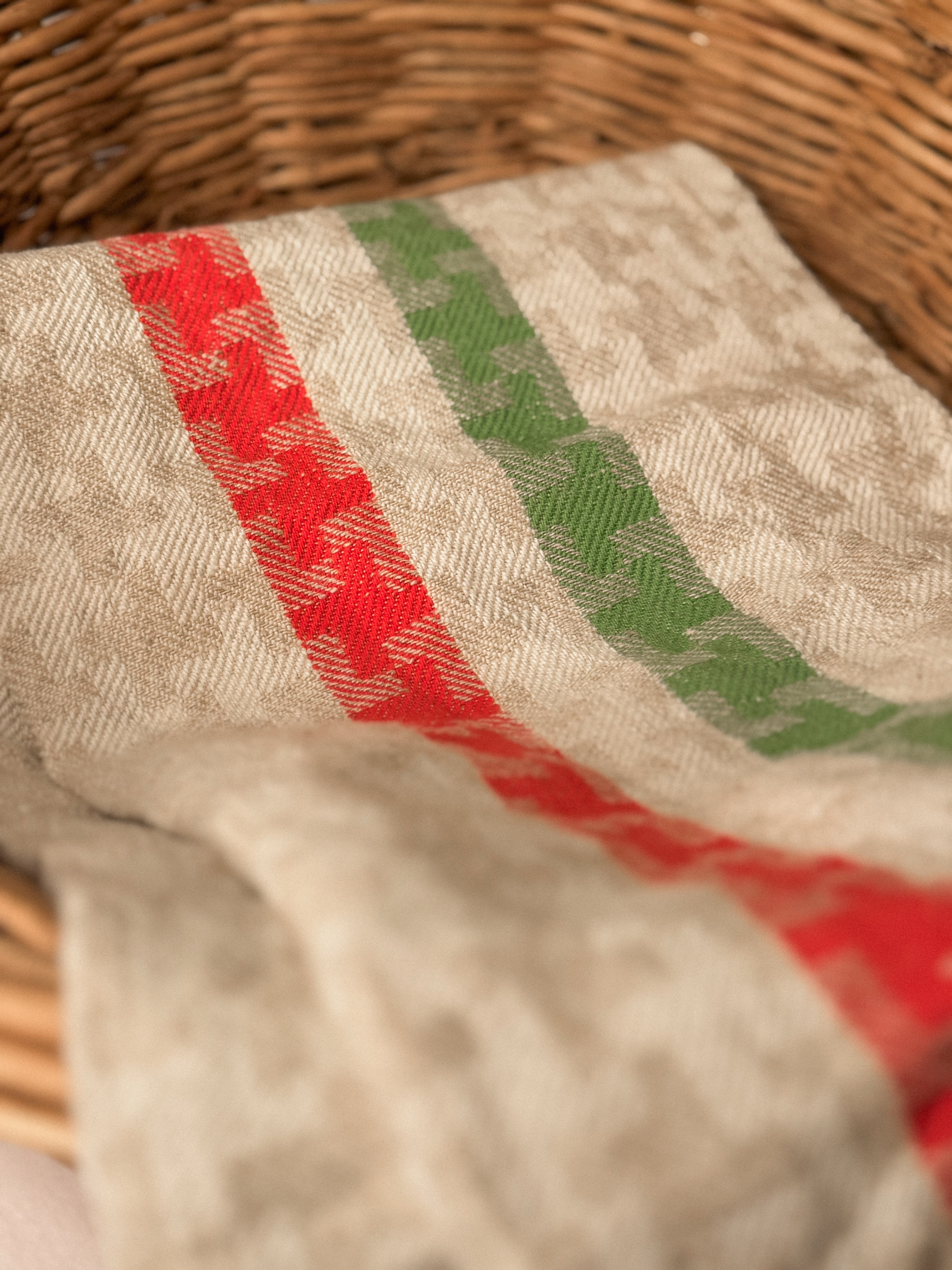 Vintage French Jacquard Torchon