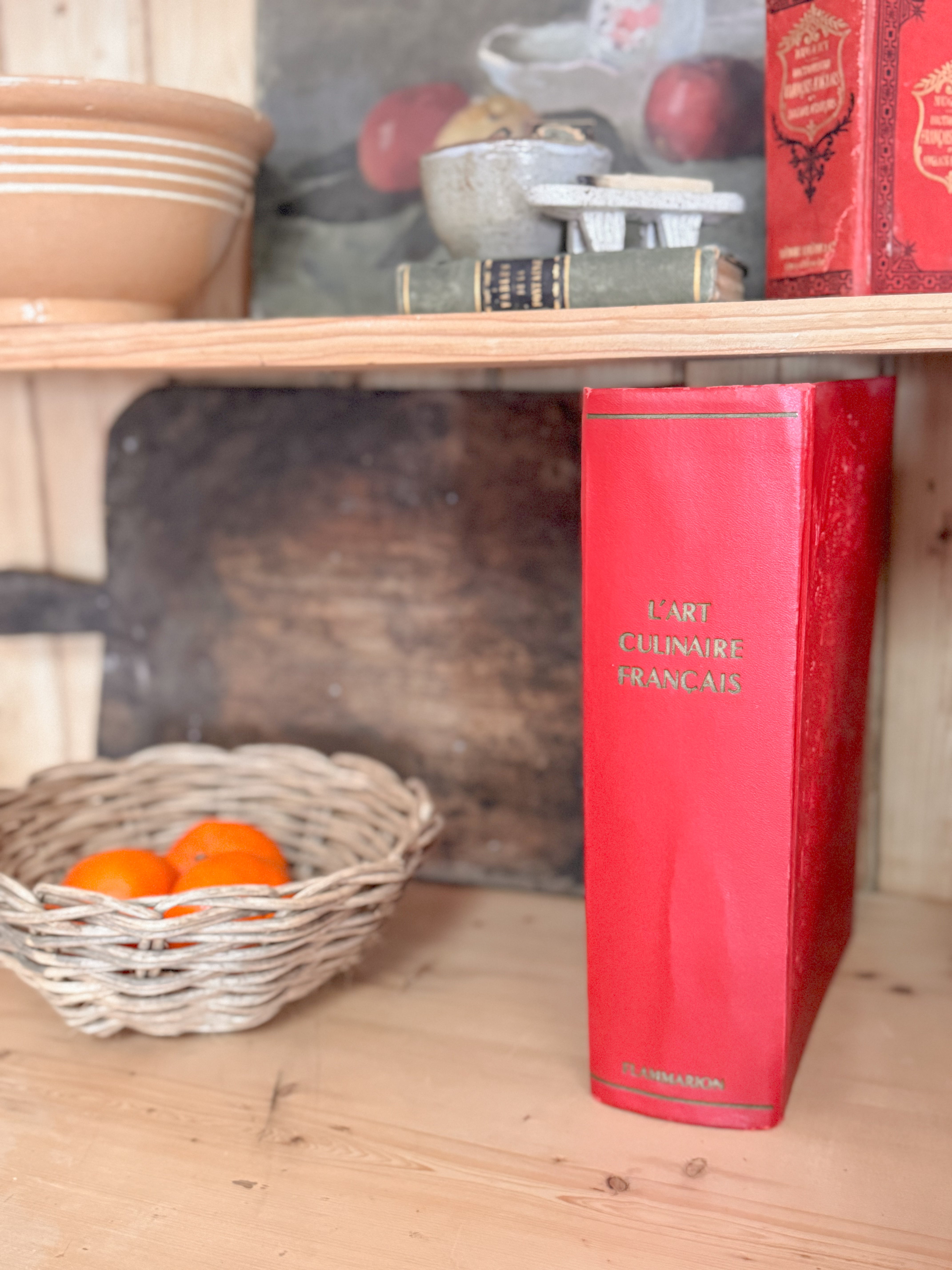 Vintage French cookbook