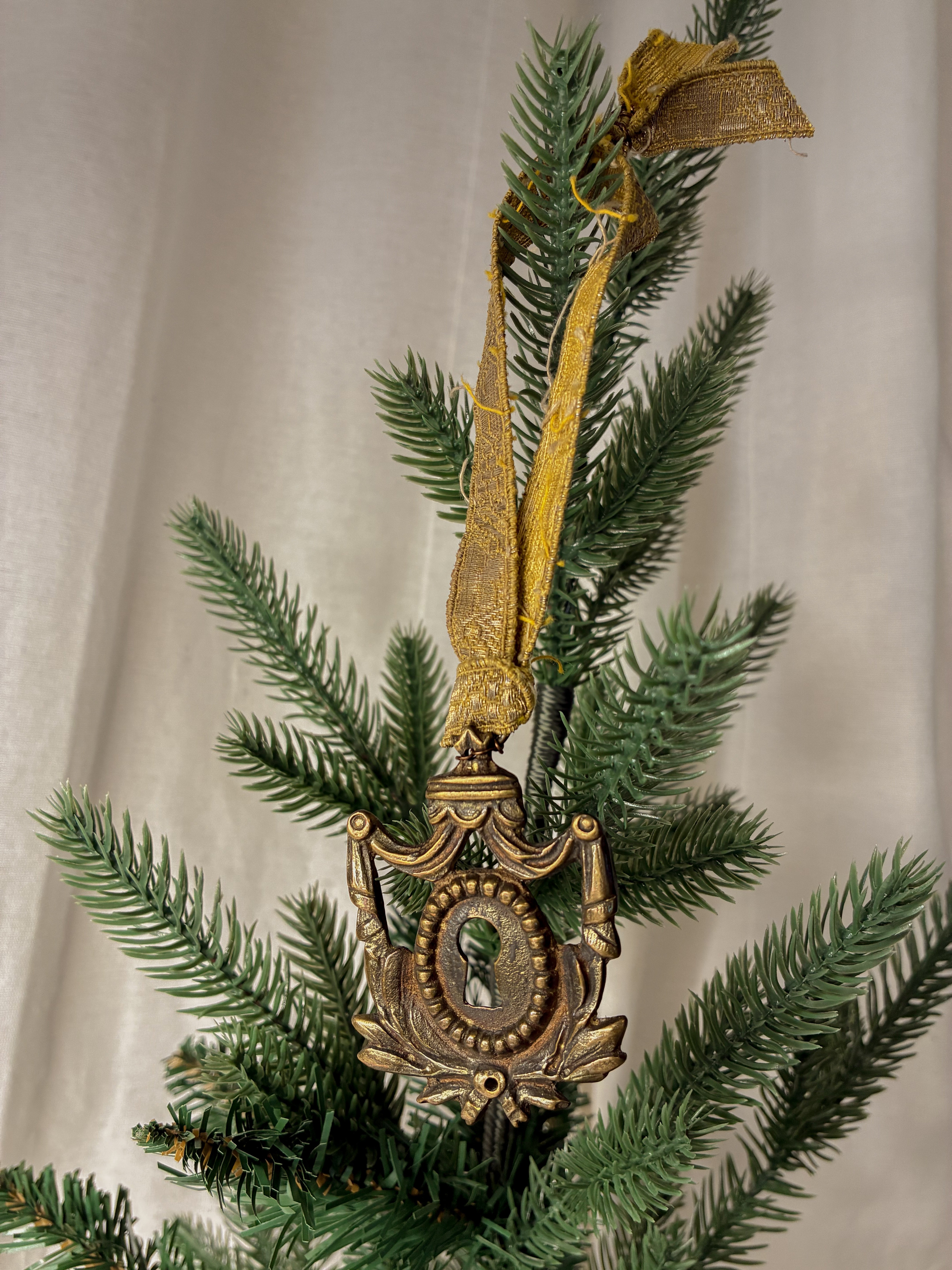 Serrure de Noël D - jacquard métallique