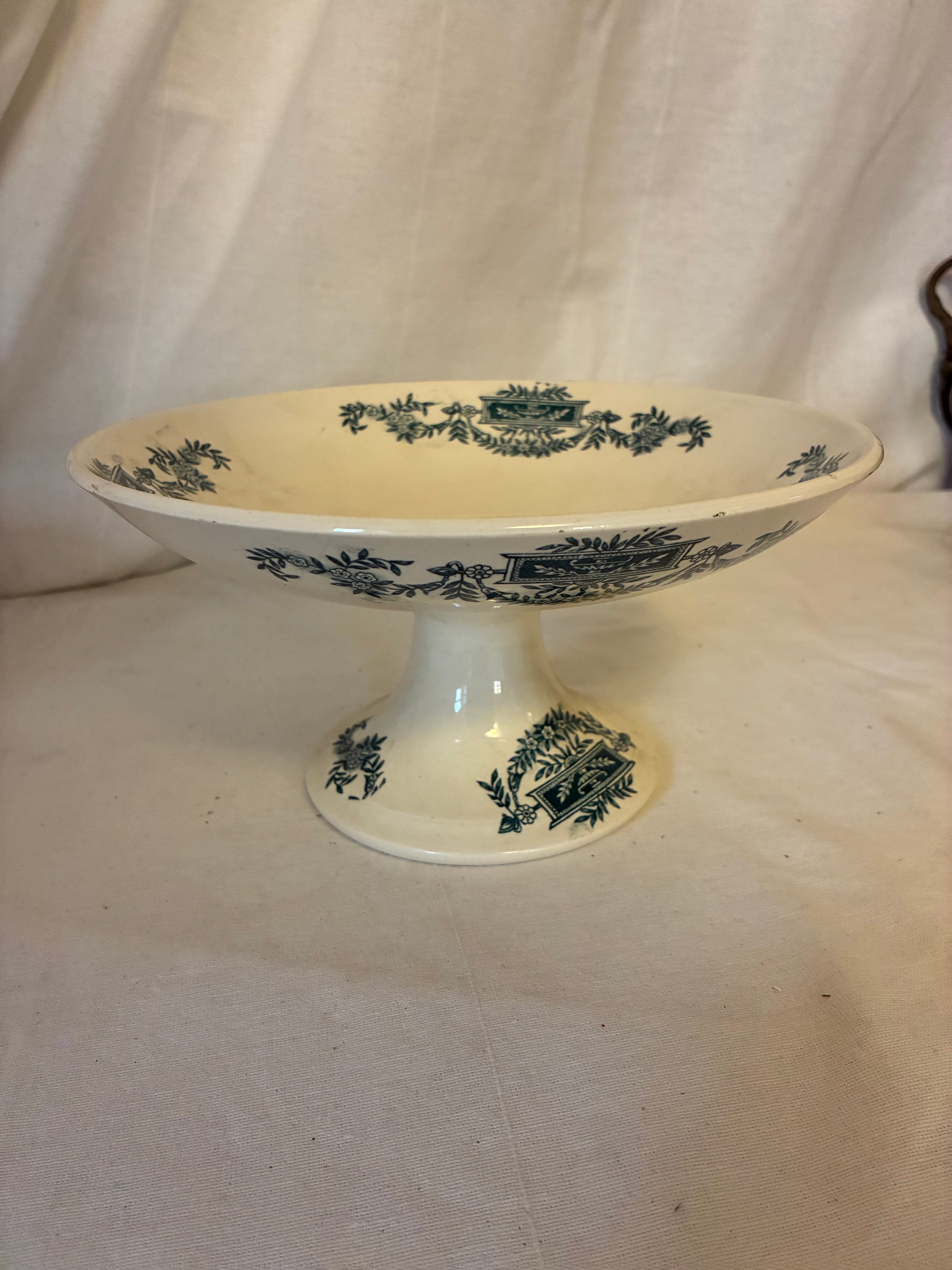 Antique French Compote — “Lutèce” by Longchamp