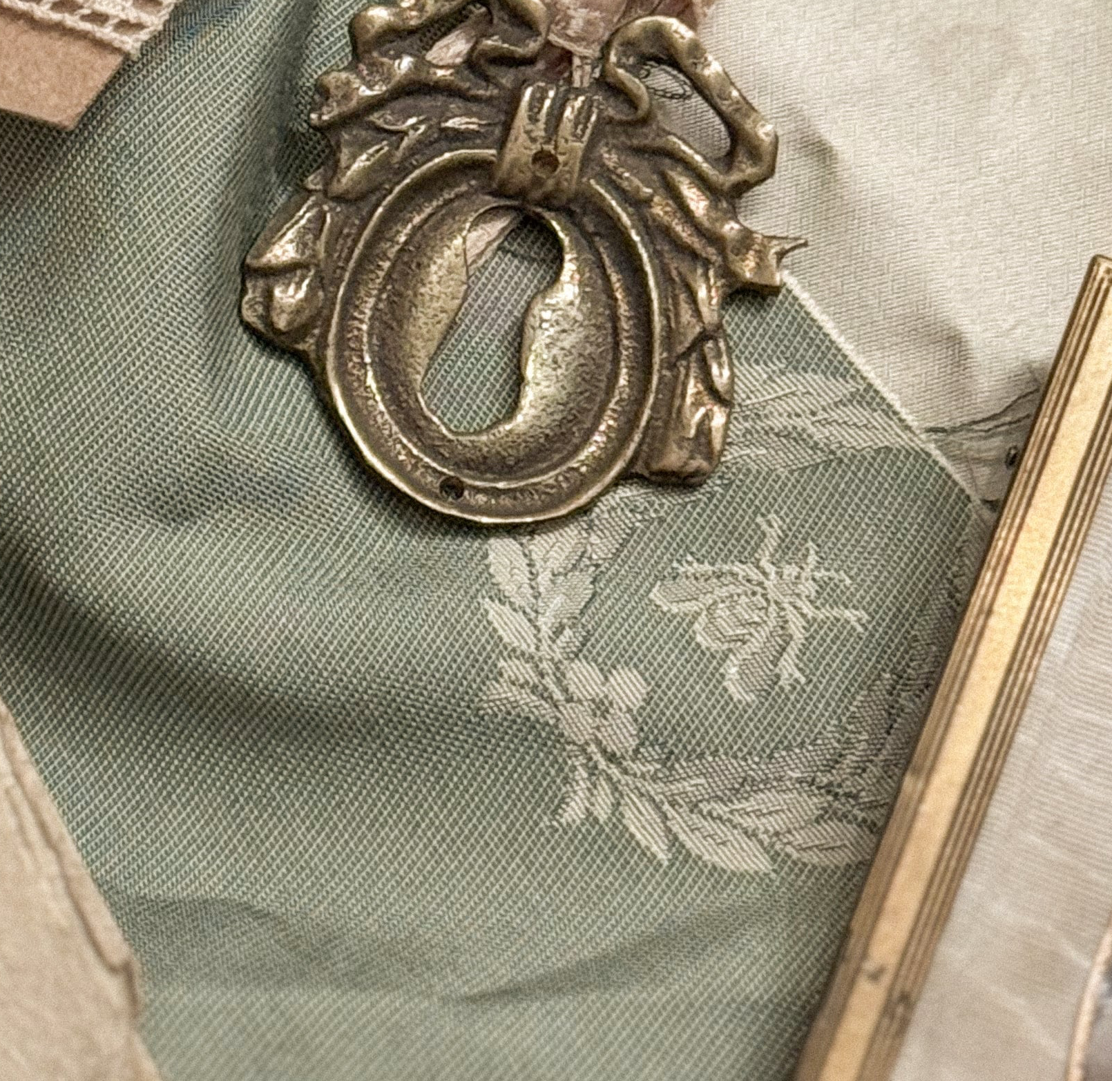 Pièce de Noël - ruban dentelle