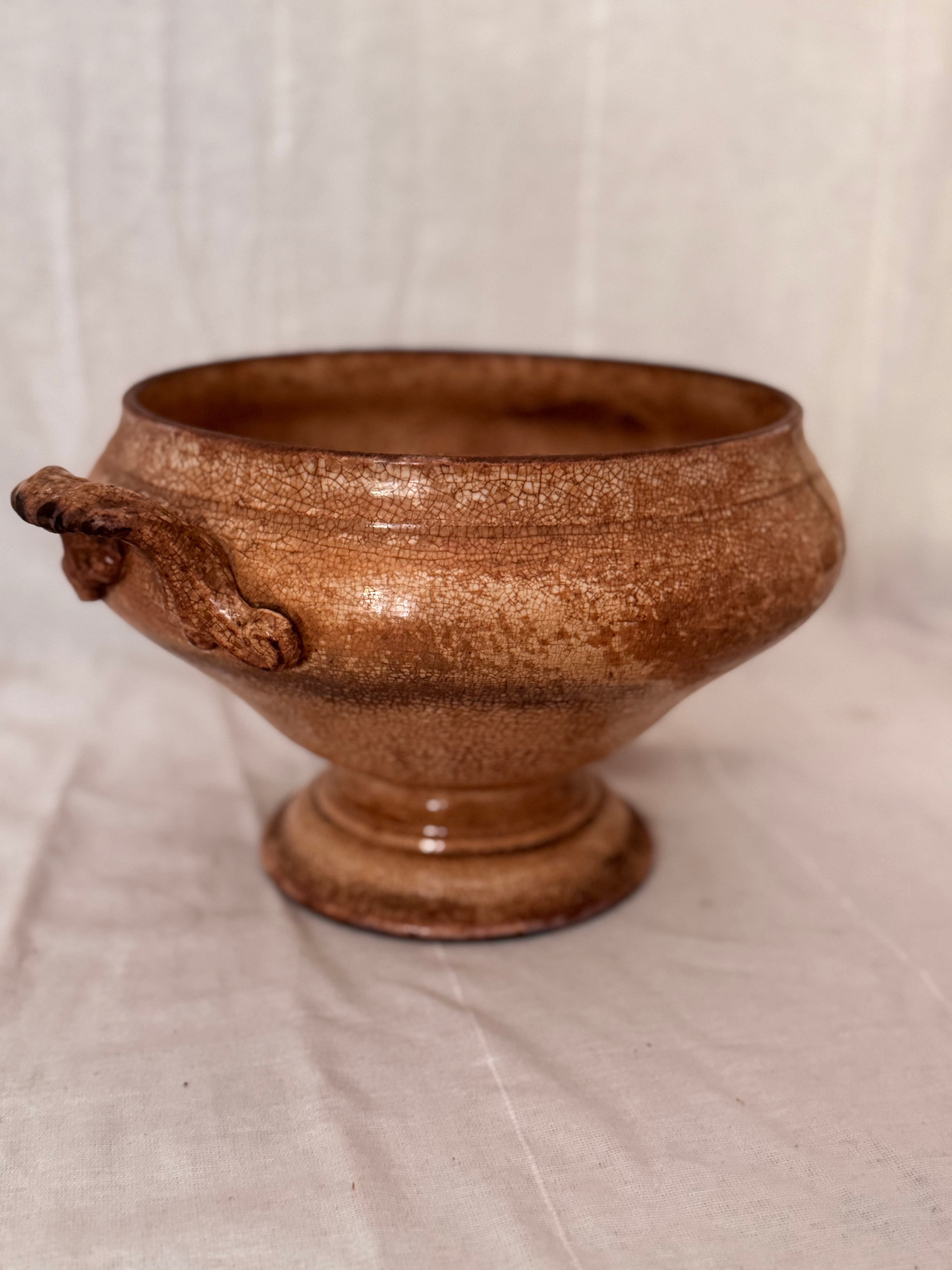 Antique French Earthenware Soupière
