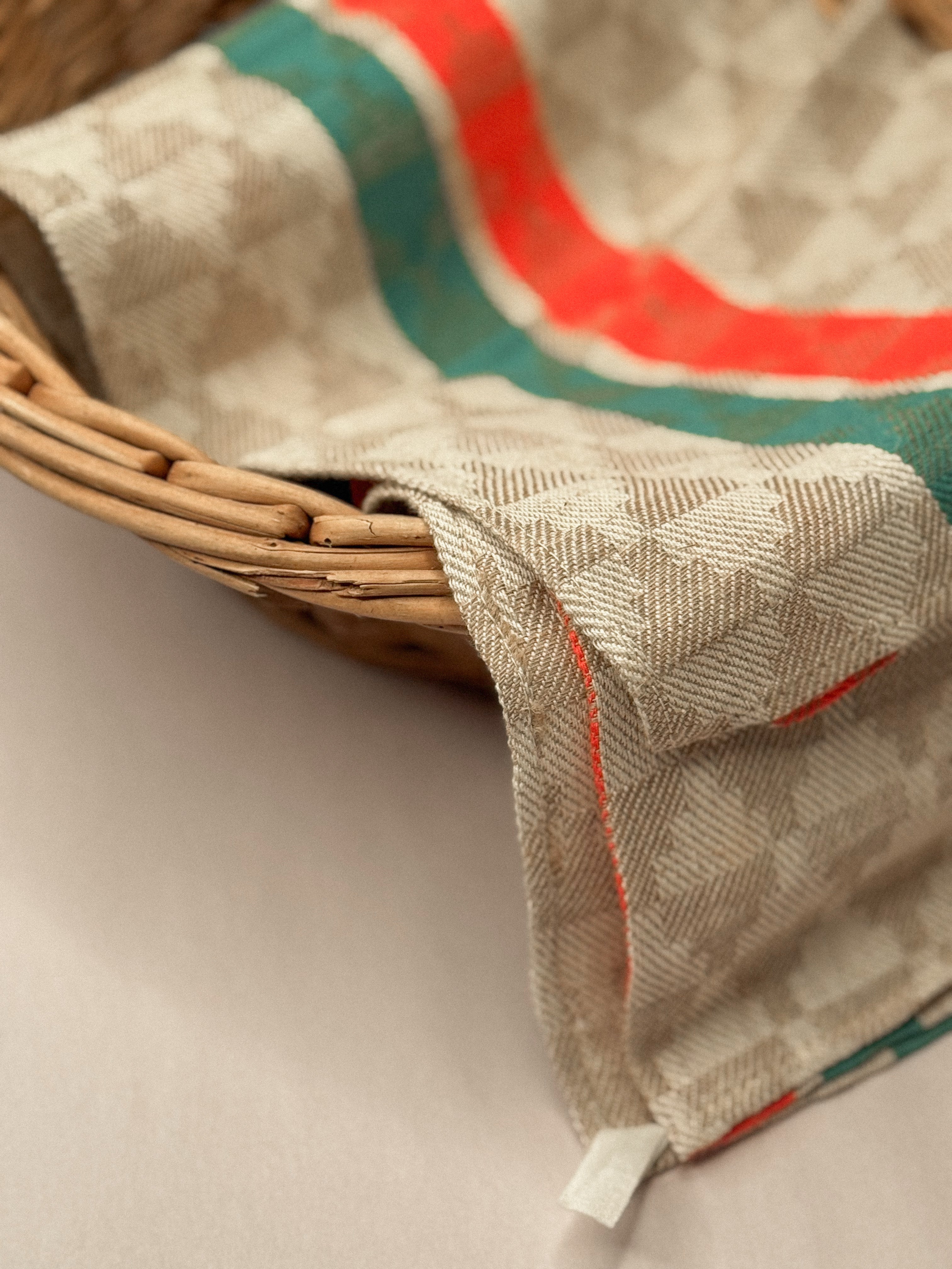 Vintage French Jacquard Torchon