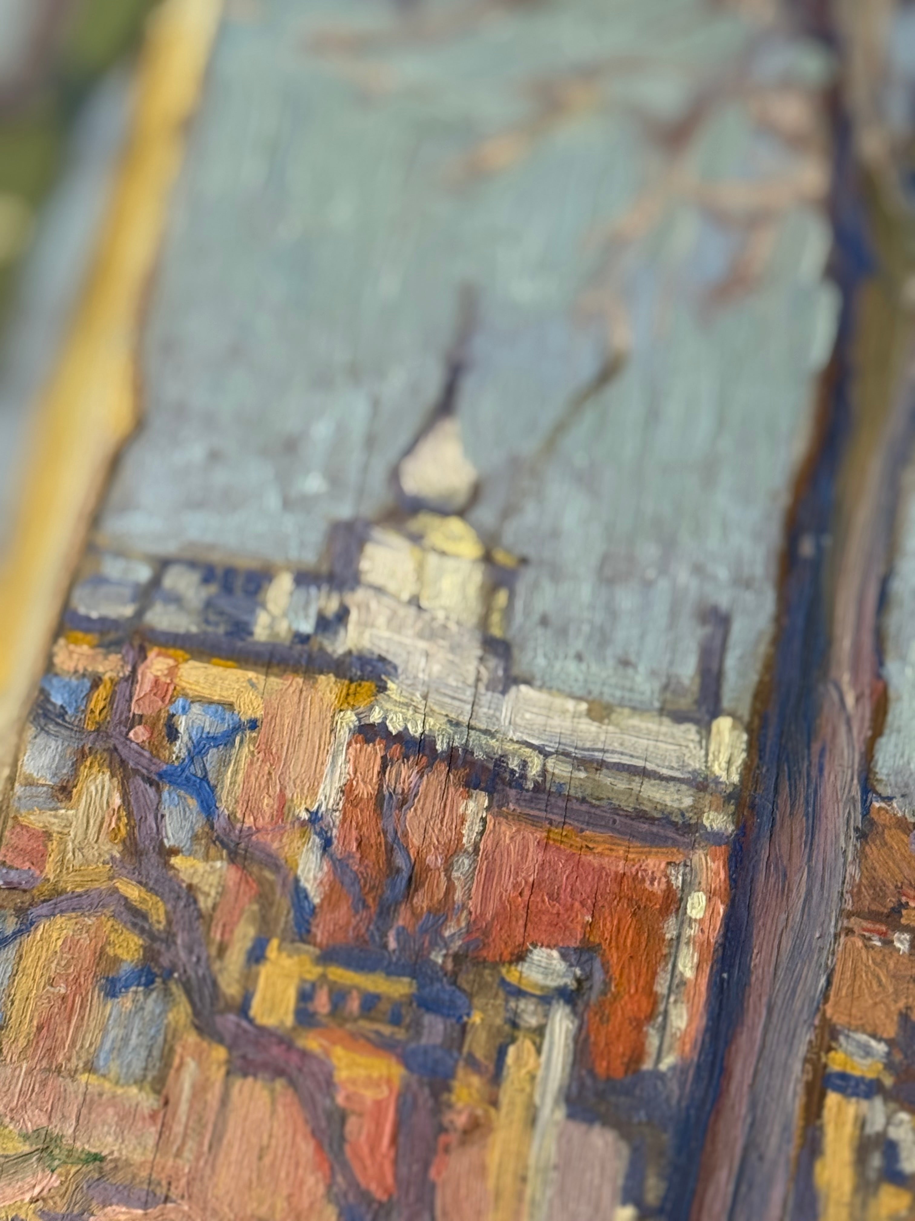 Antique post-impressionist oil