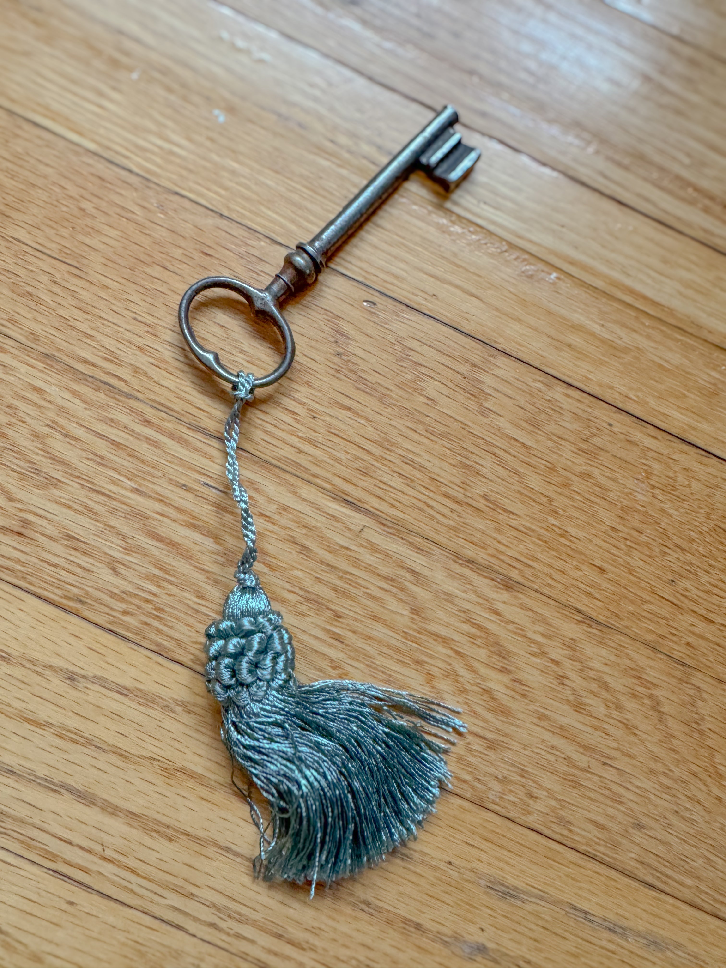 Antique Key with Tassel B
