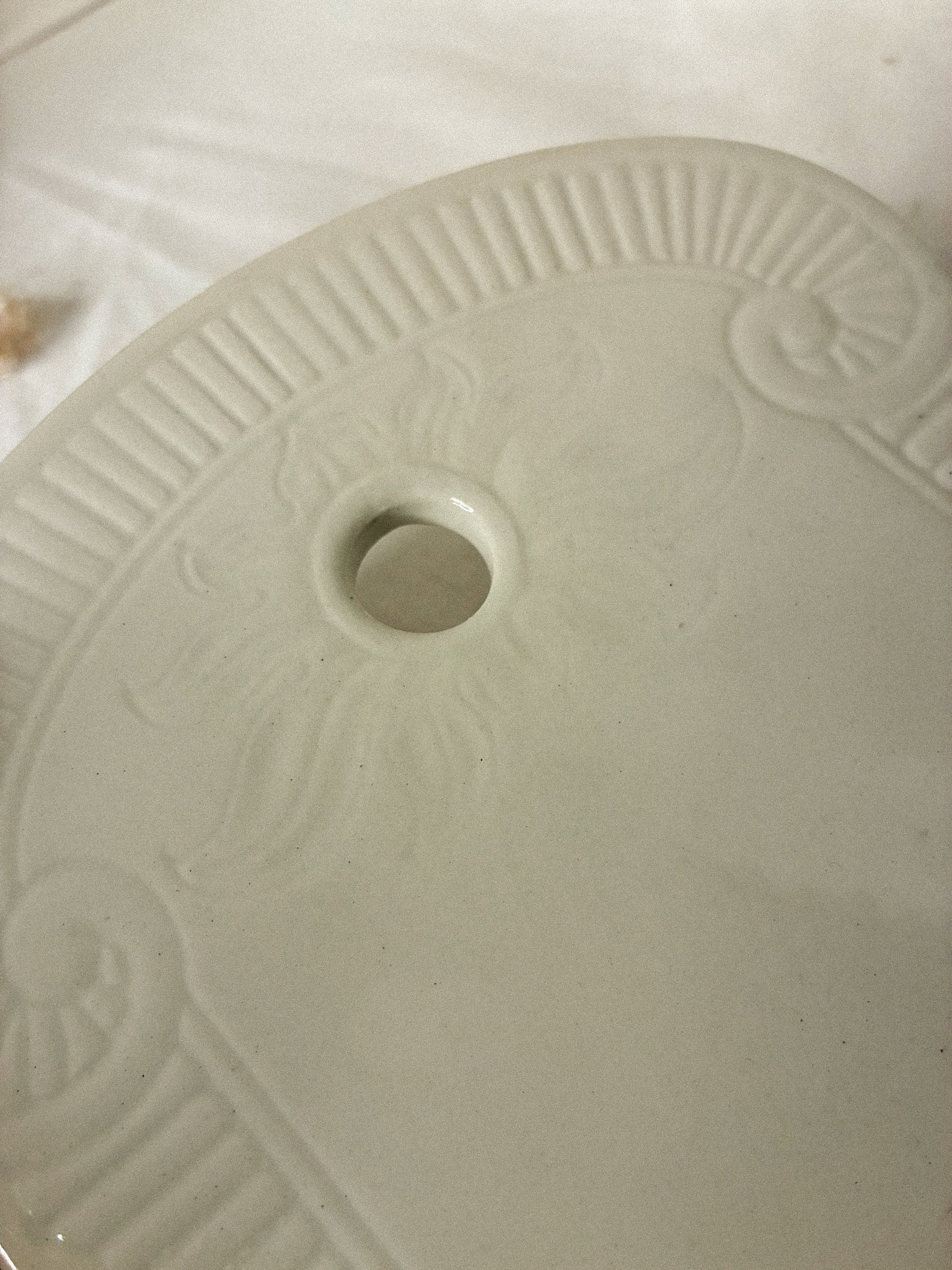 Antique Swedish Ironstone Kitchen Board