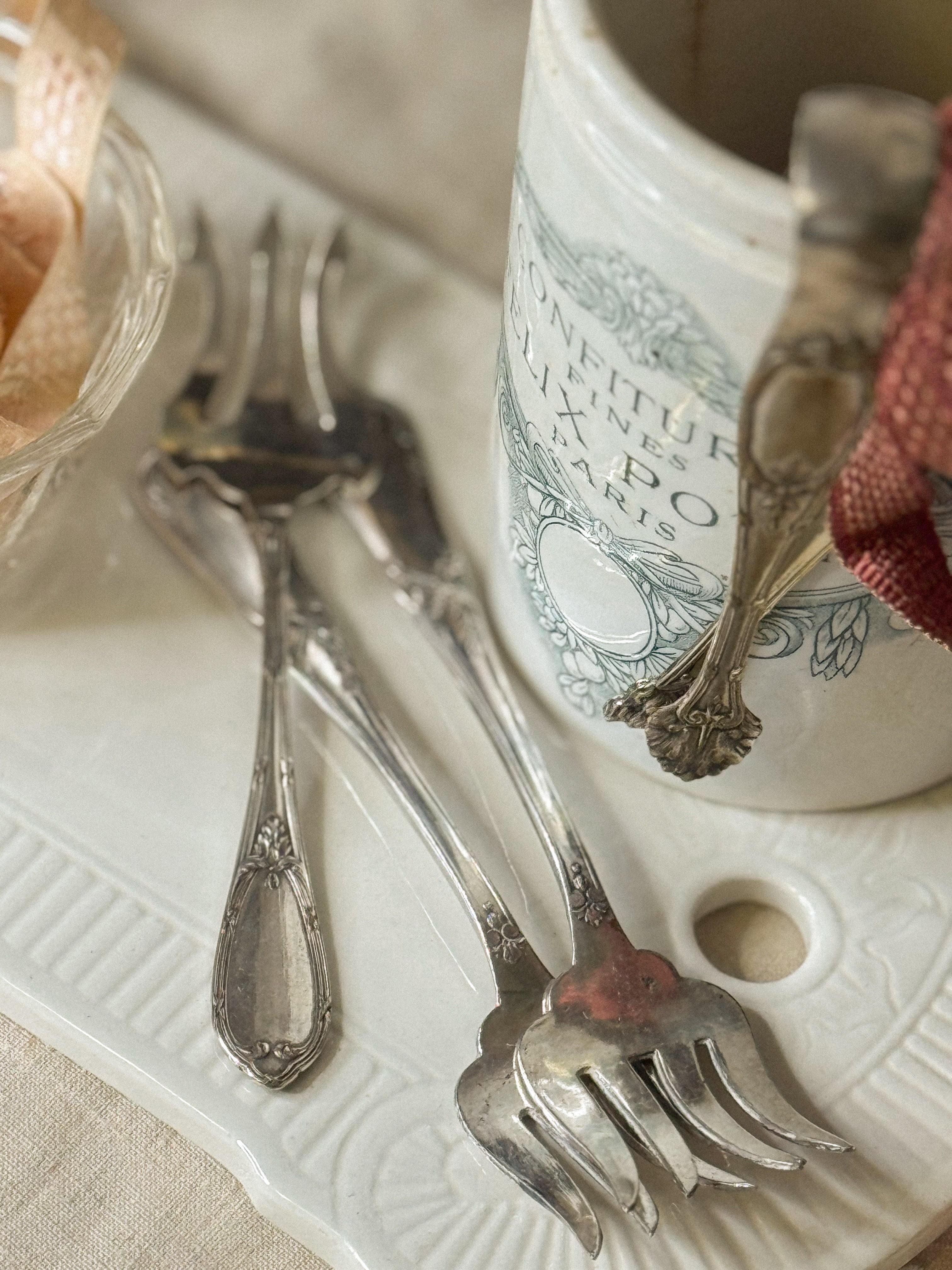 Antique Swedish Ironstone Kitchen Board