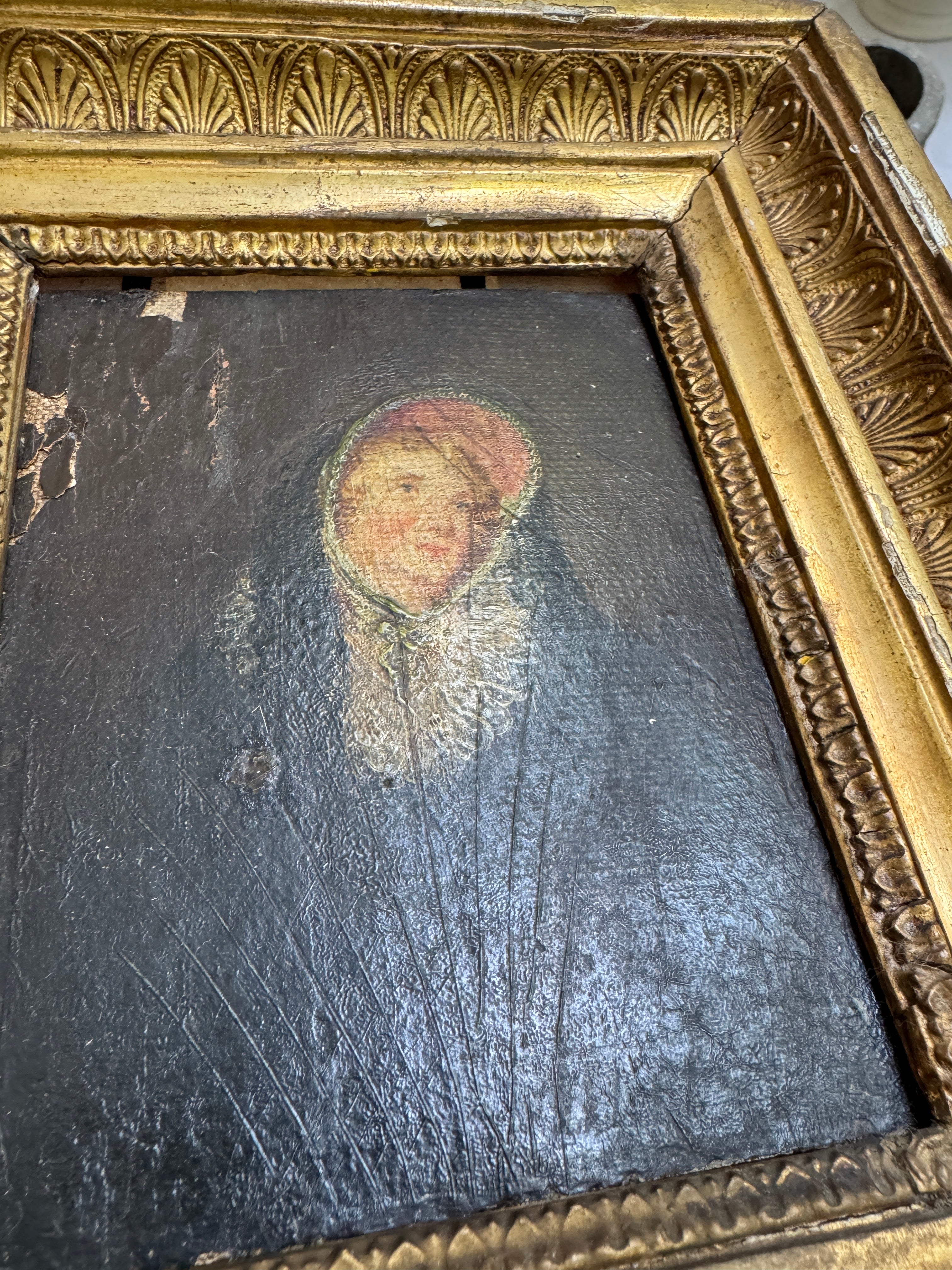 Femme à la Coiffe de Dentelle