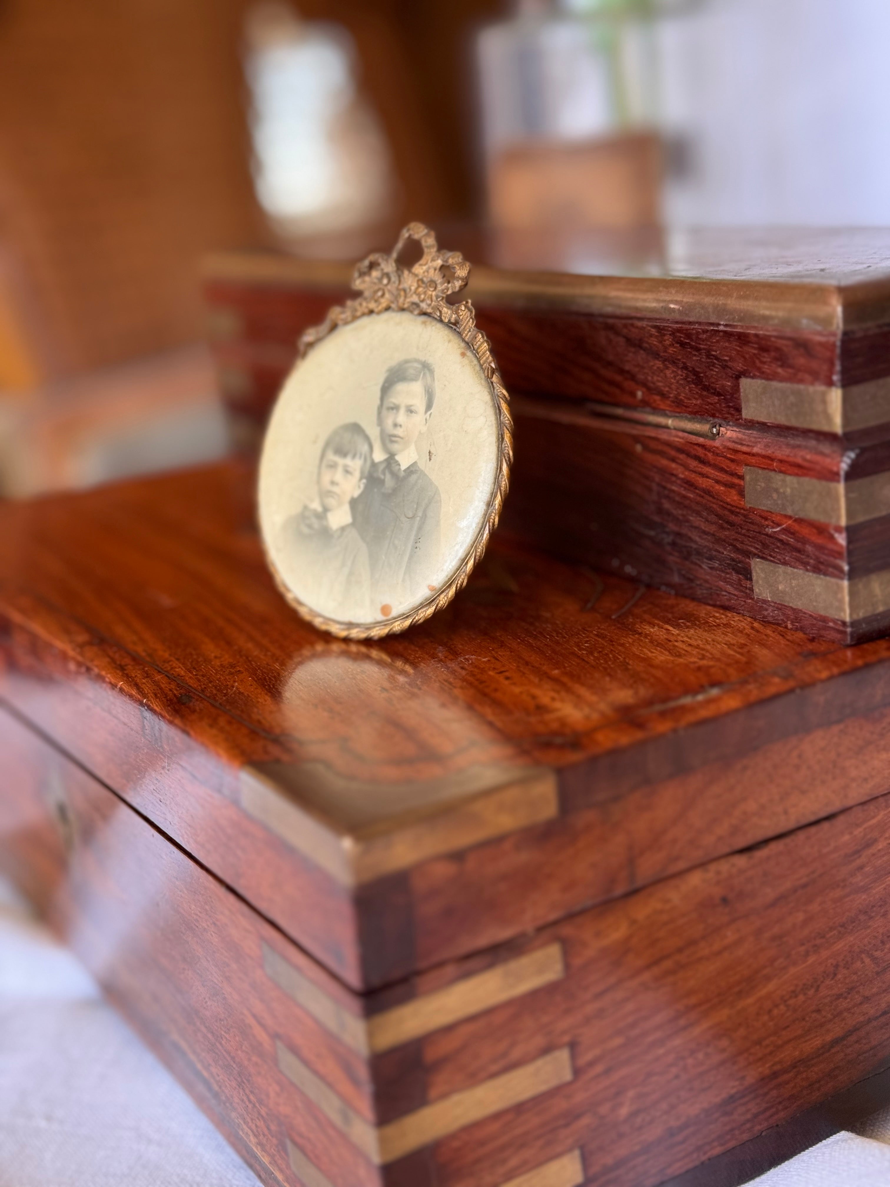 Antique mini gilded frame - Belle Époque