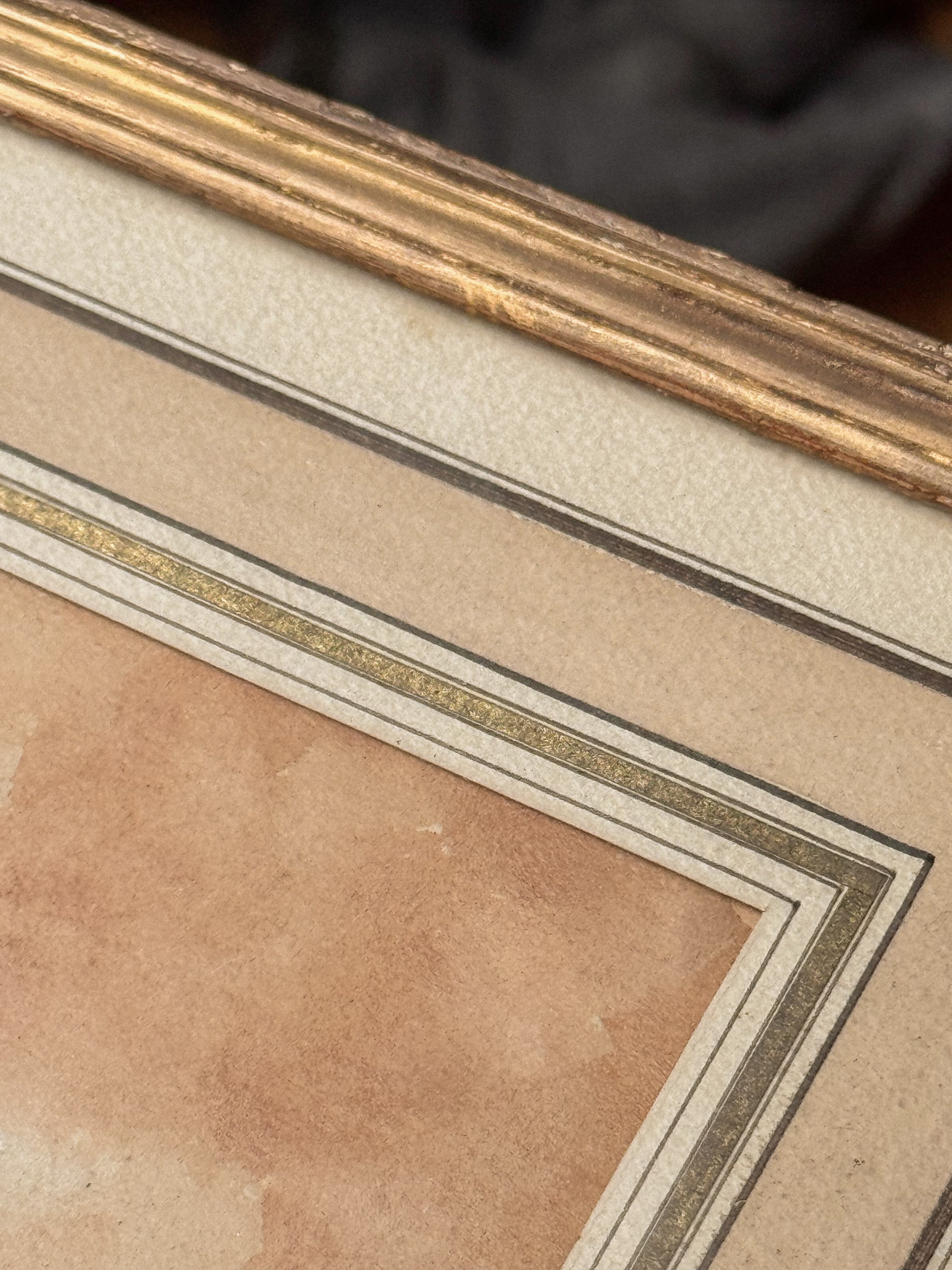 Antique Sepia watercolor