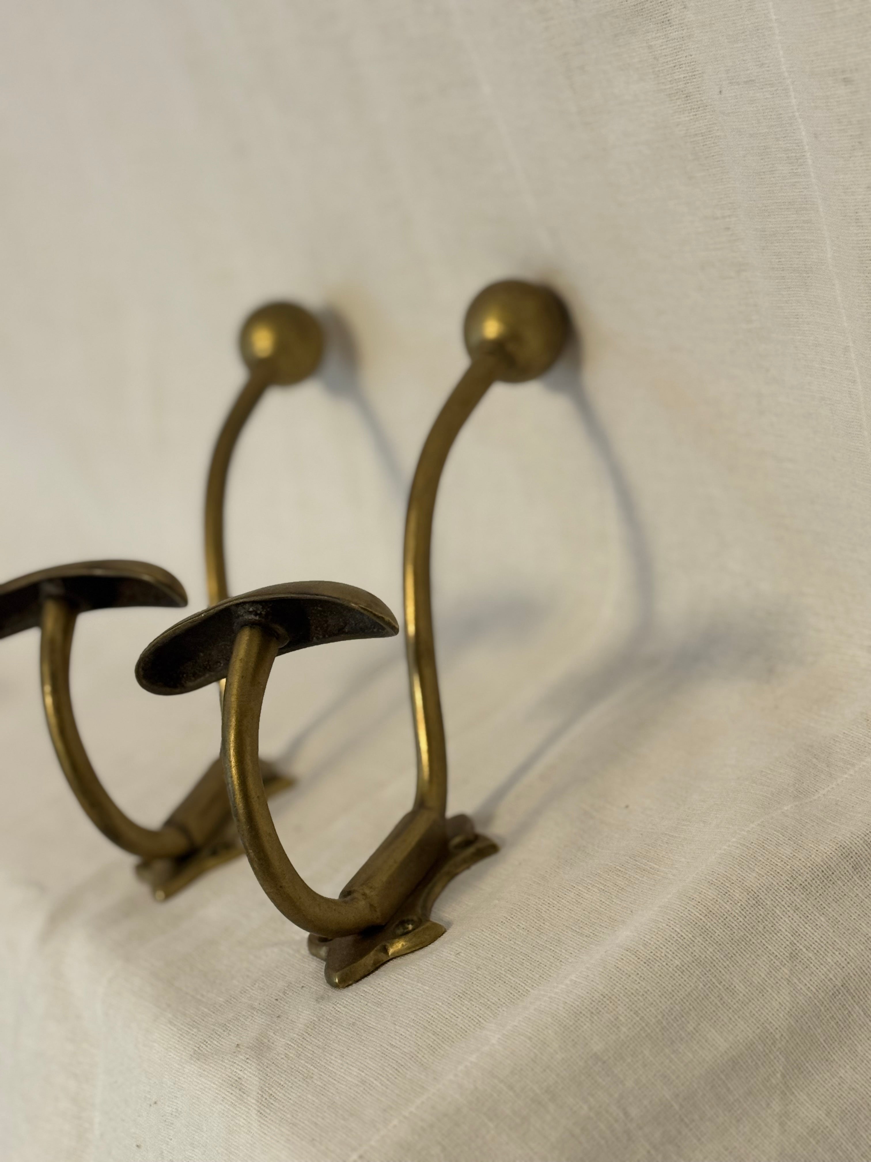 Louis Philippe style Antique Brass Hooks