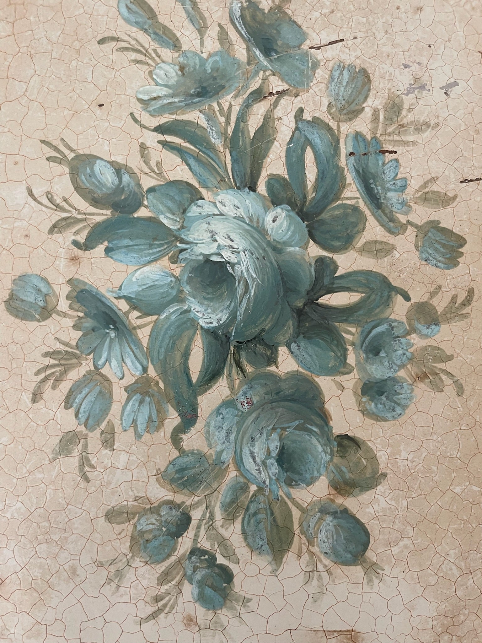 Hand Painted Vintage Tole Tray