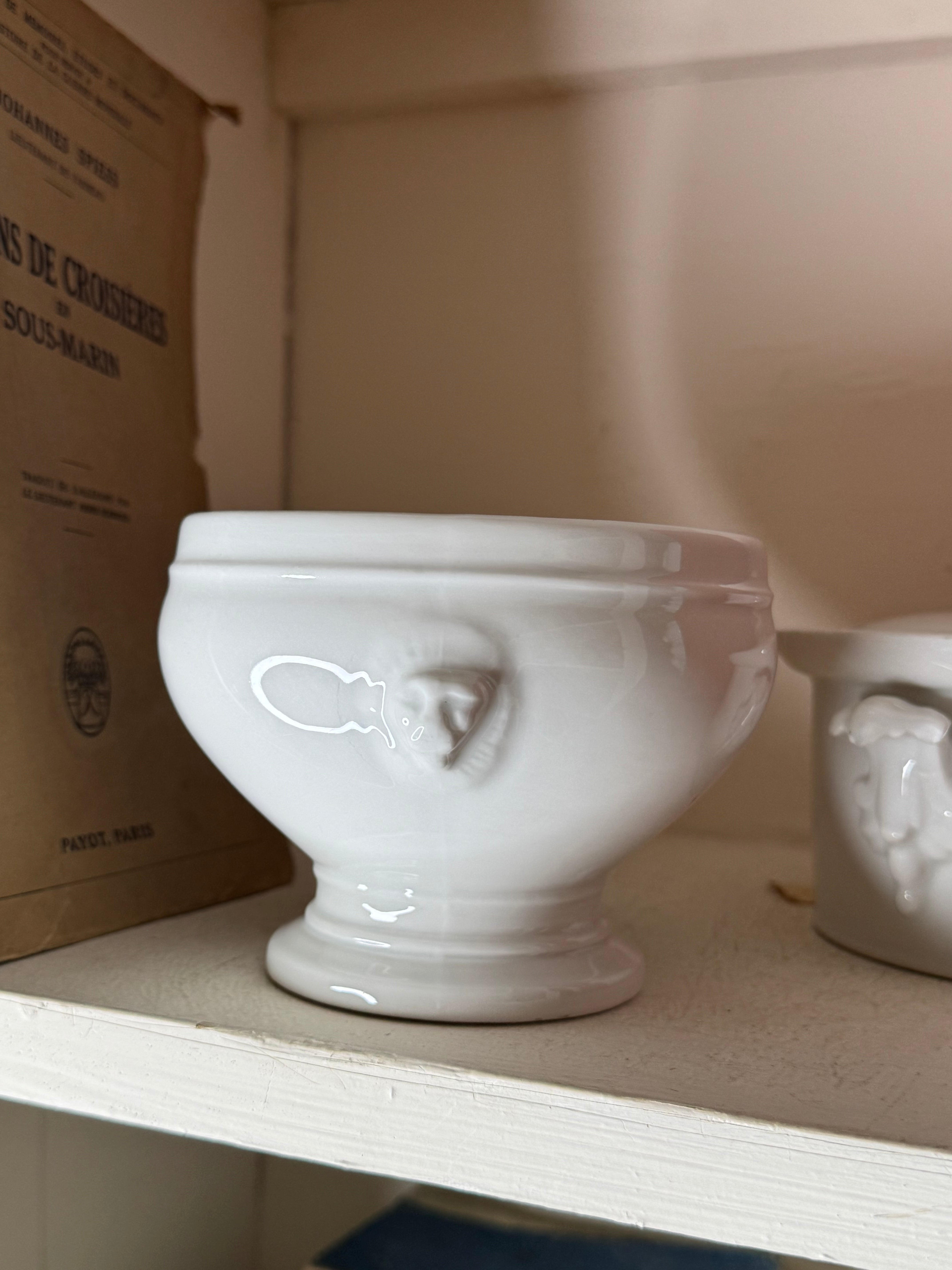 Vintage French Ironstone Bowl