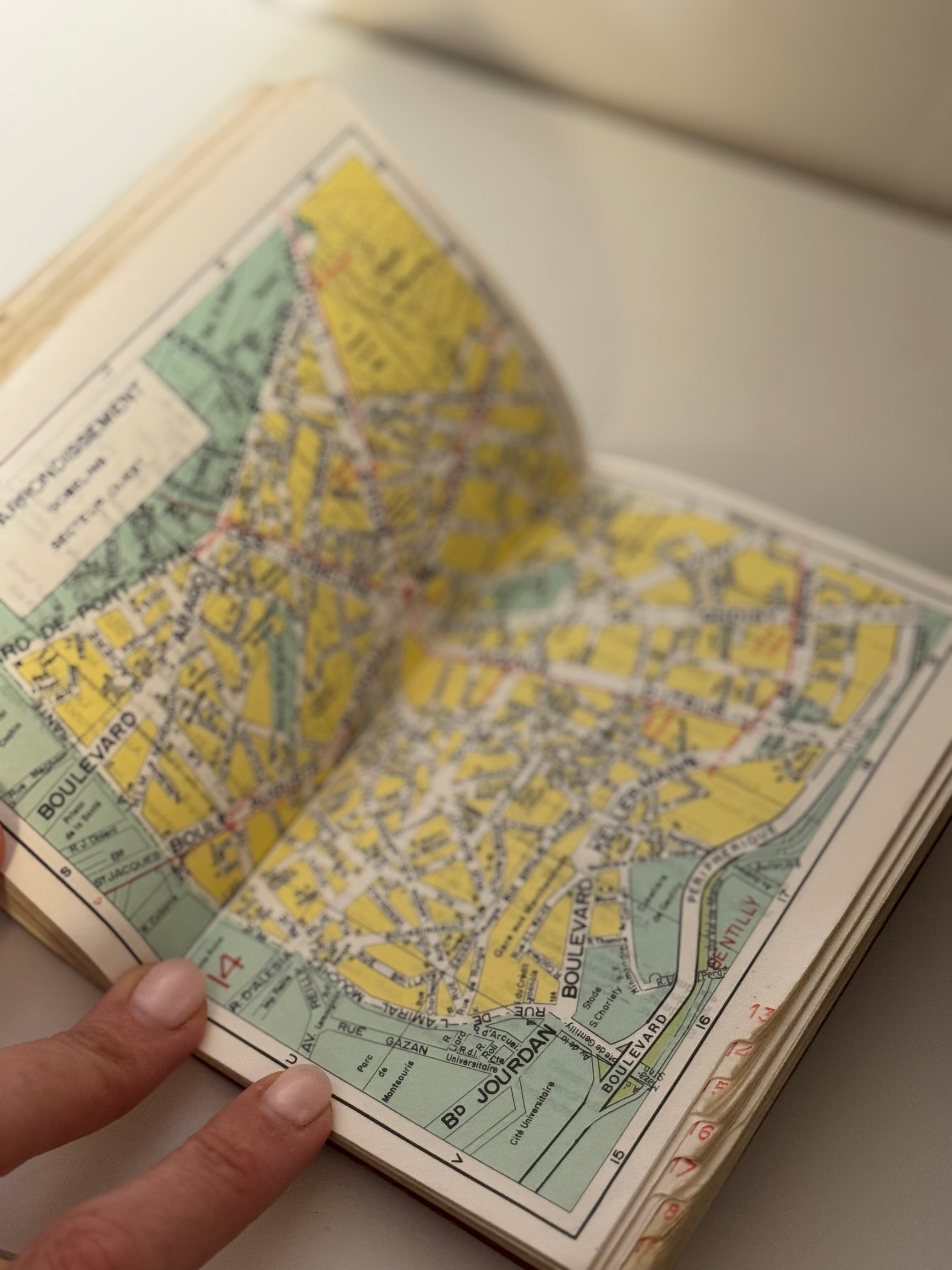 Vintage Paris Atlas
