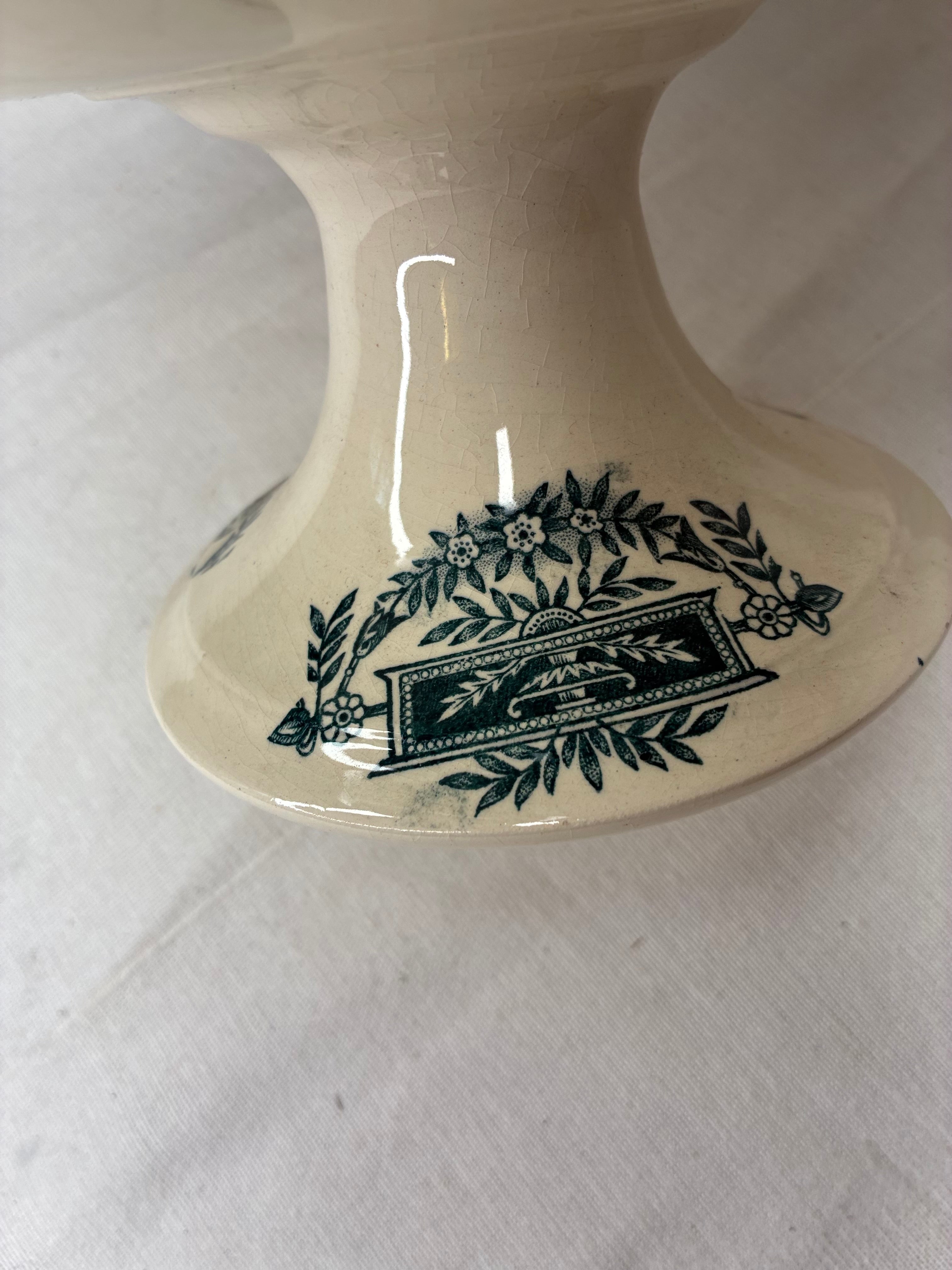 Antique French Compote — “Lutèce” by Longchamp