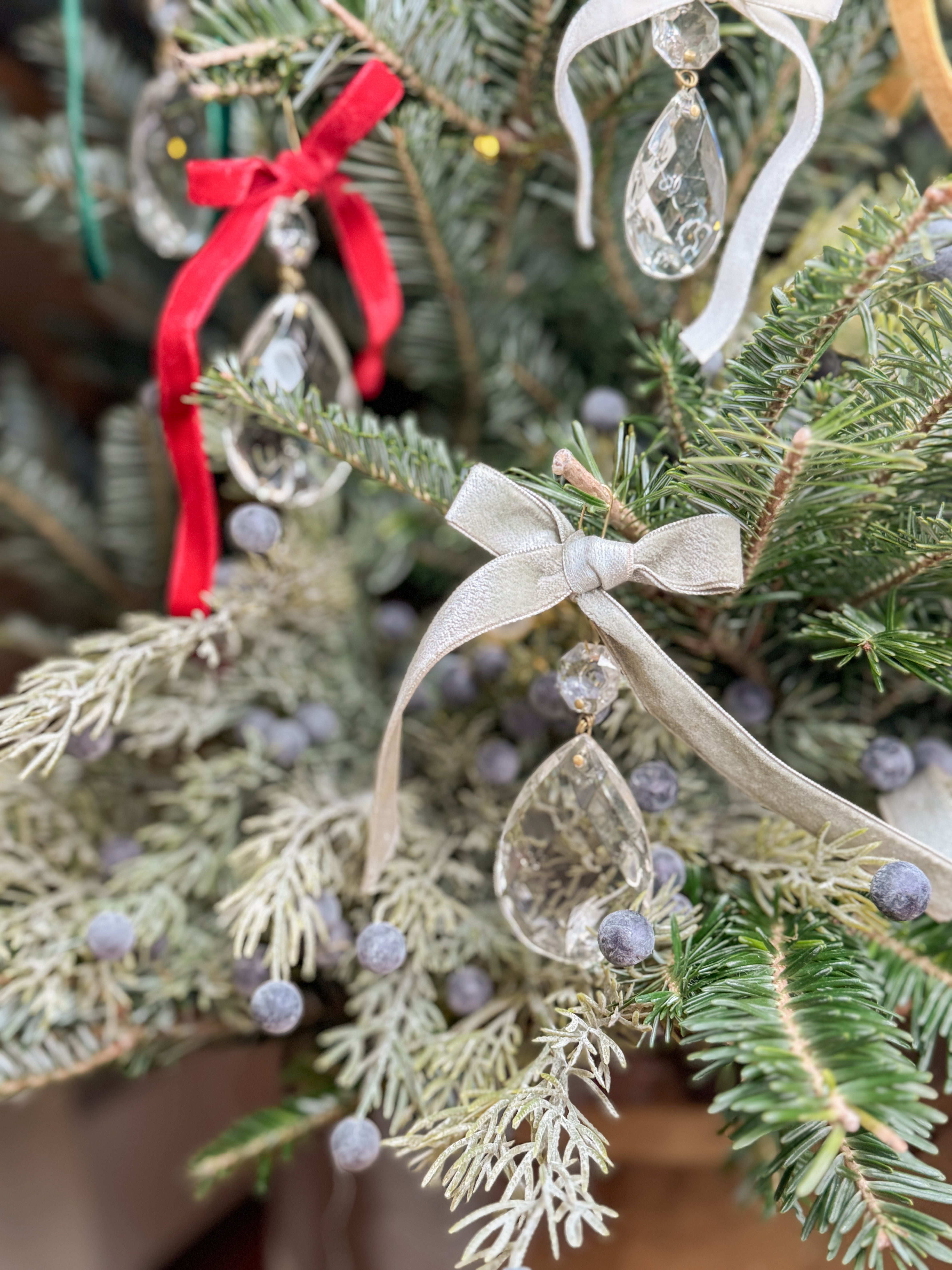 Antique French Crystal Ornament — Medium