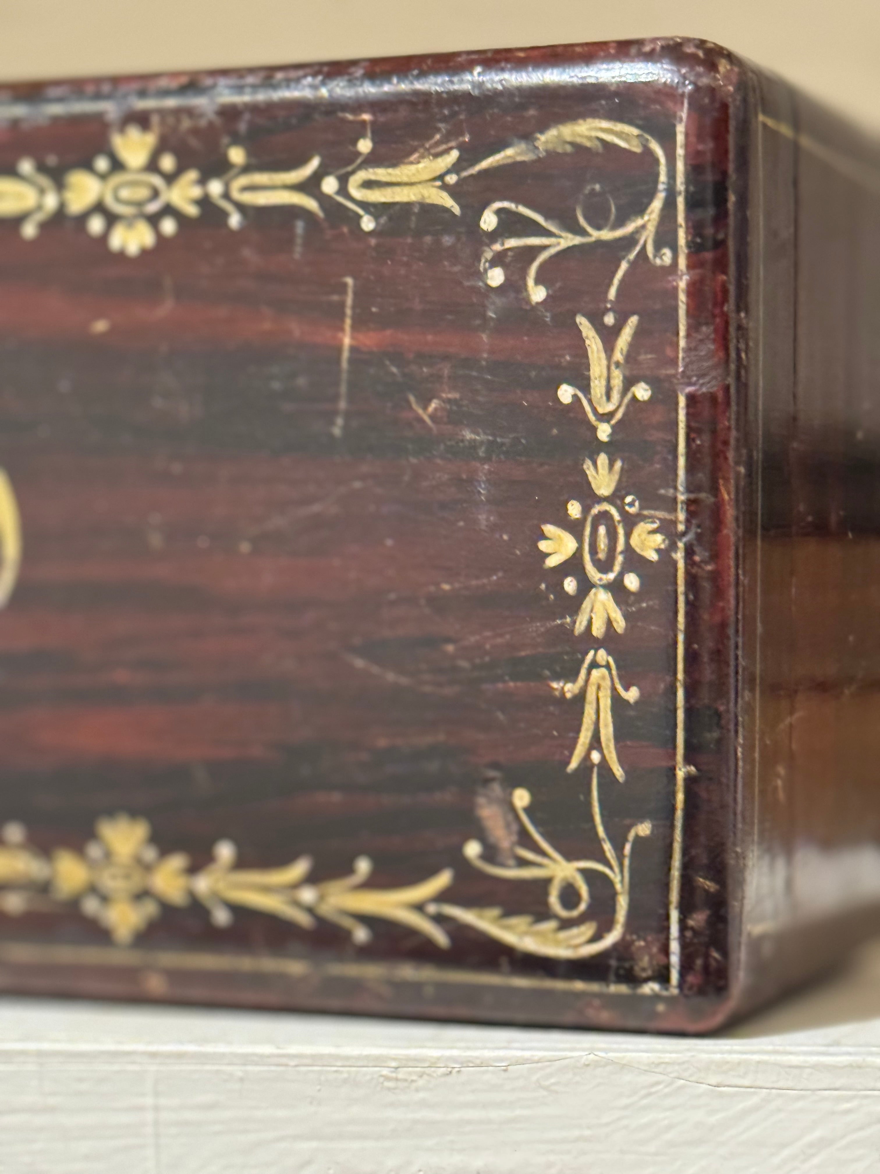 Antique French Glove Box